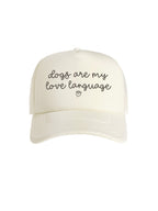 Dogs Are My Love Language Foam Trucker Cap