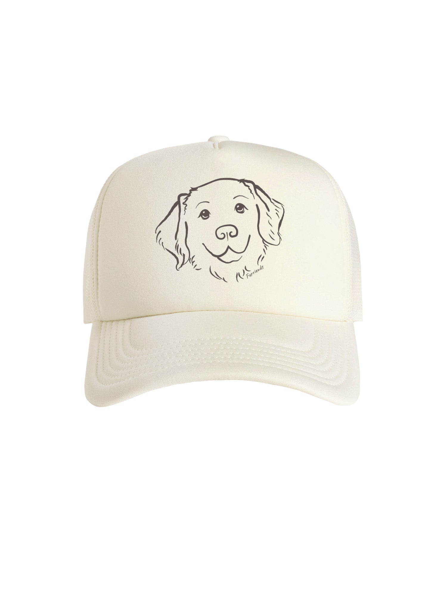 Golden Retriever Foam Trucker Cap