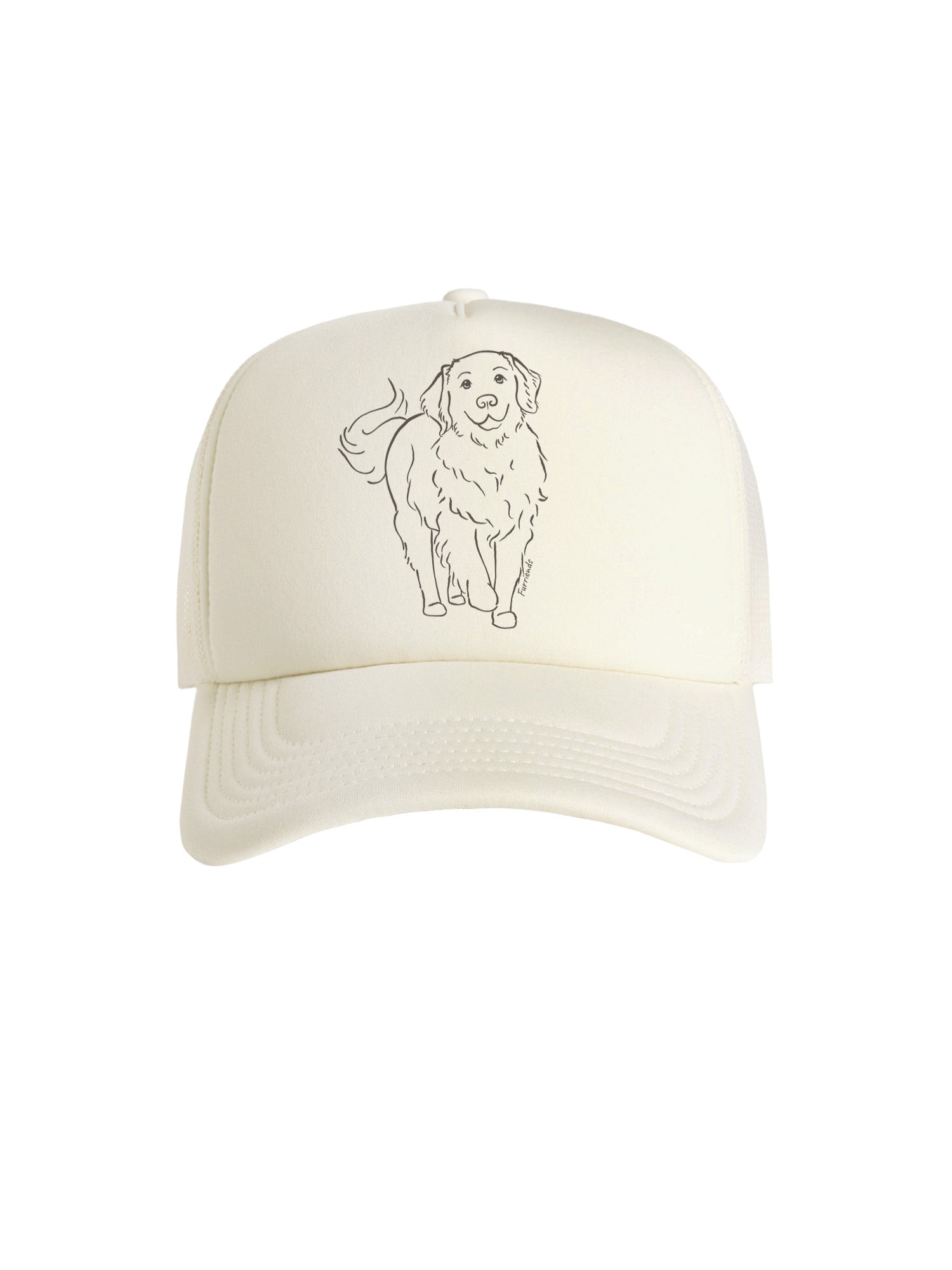 Golden Retriever Foam Trucker Cap