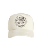Horse Mother Coffee Lover Foam Trucker Cap