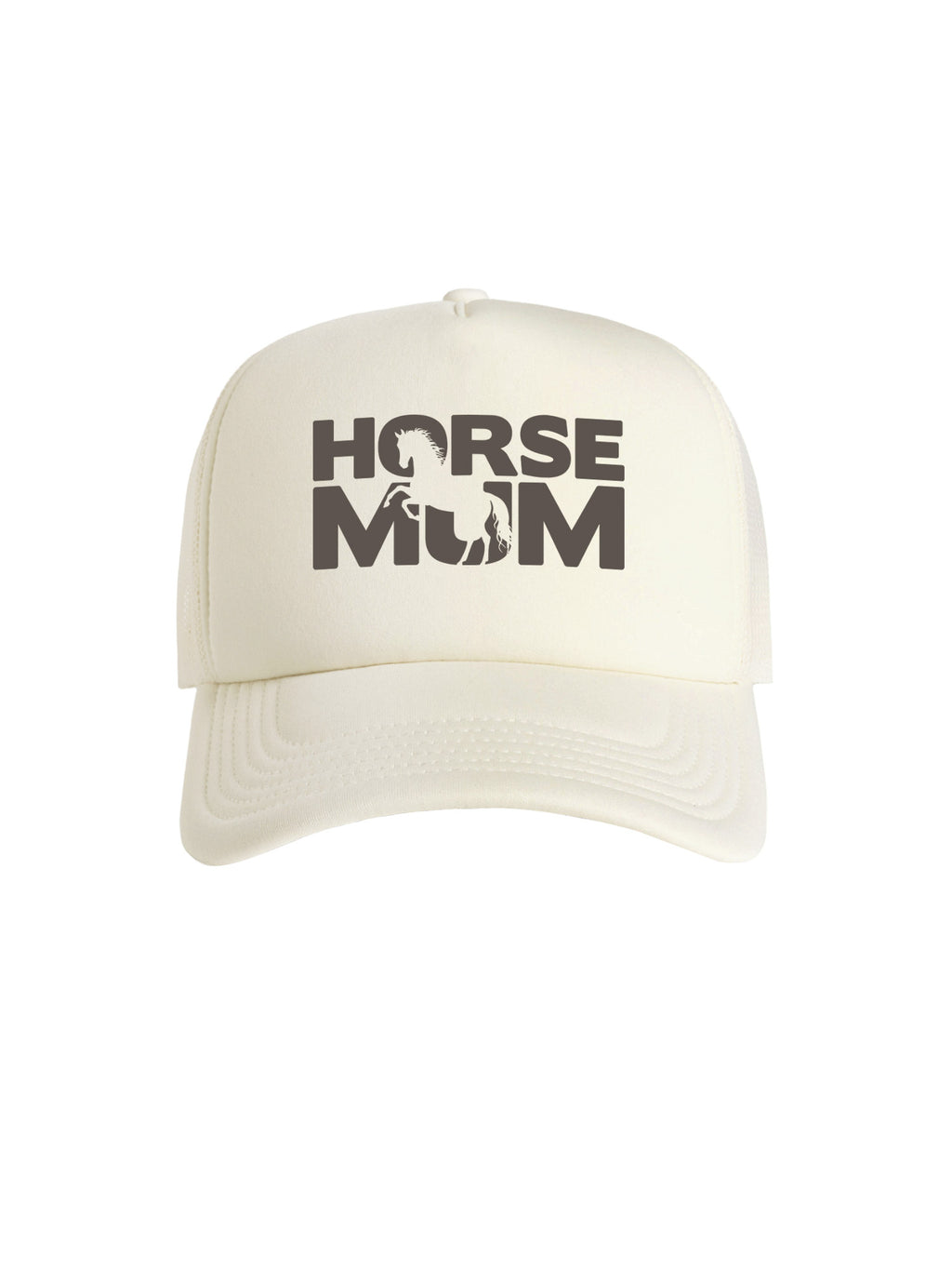 Horse Mum Silhouette Foam Trucker Cap