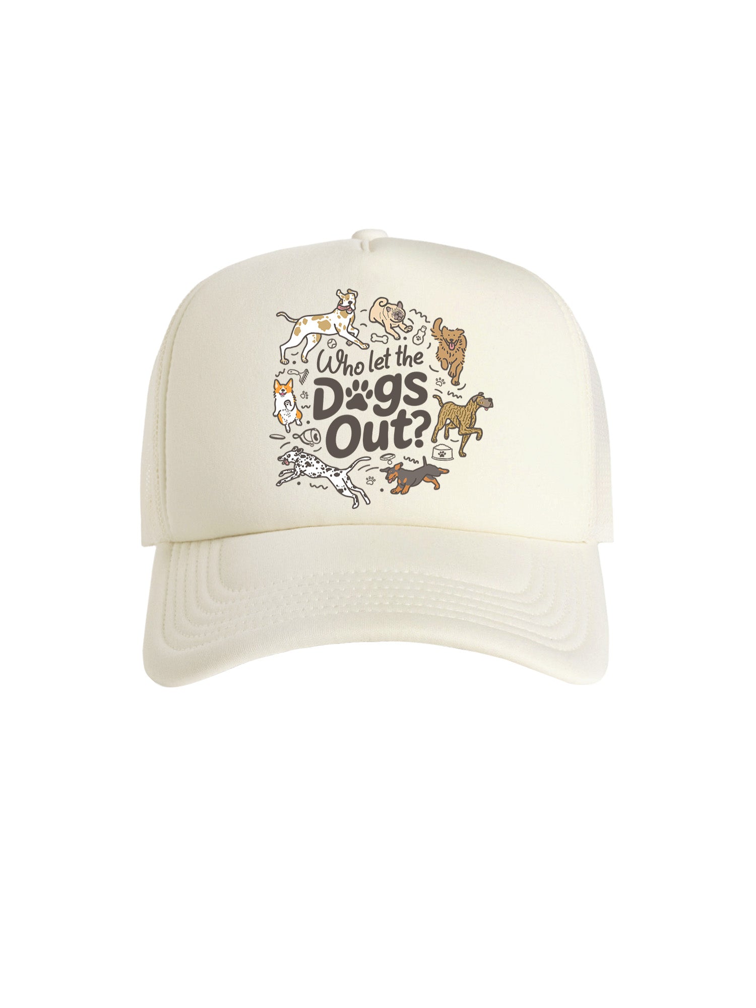 Who Let The Dogs Out? Foam Trucker Cap