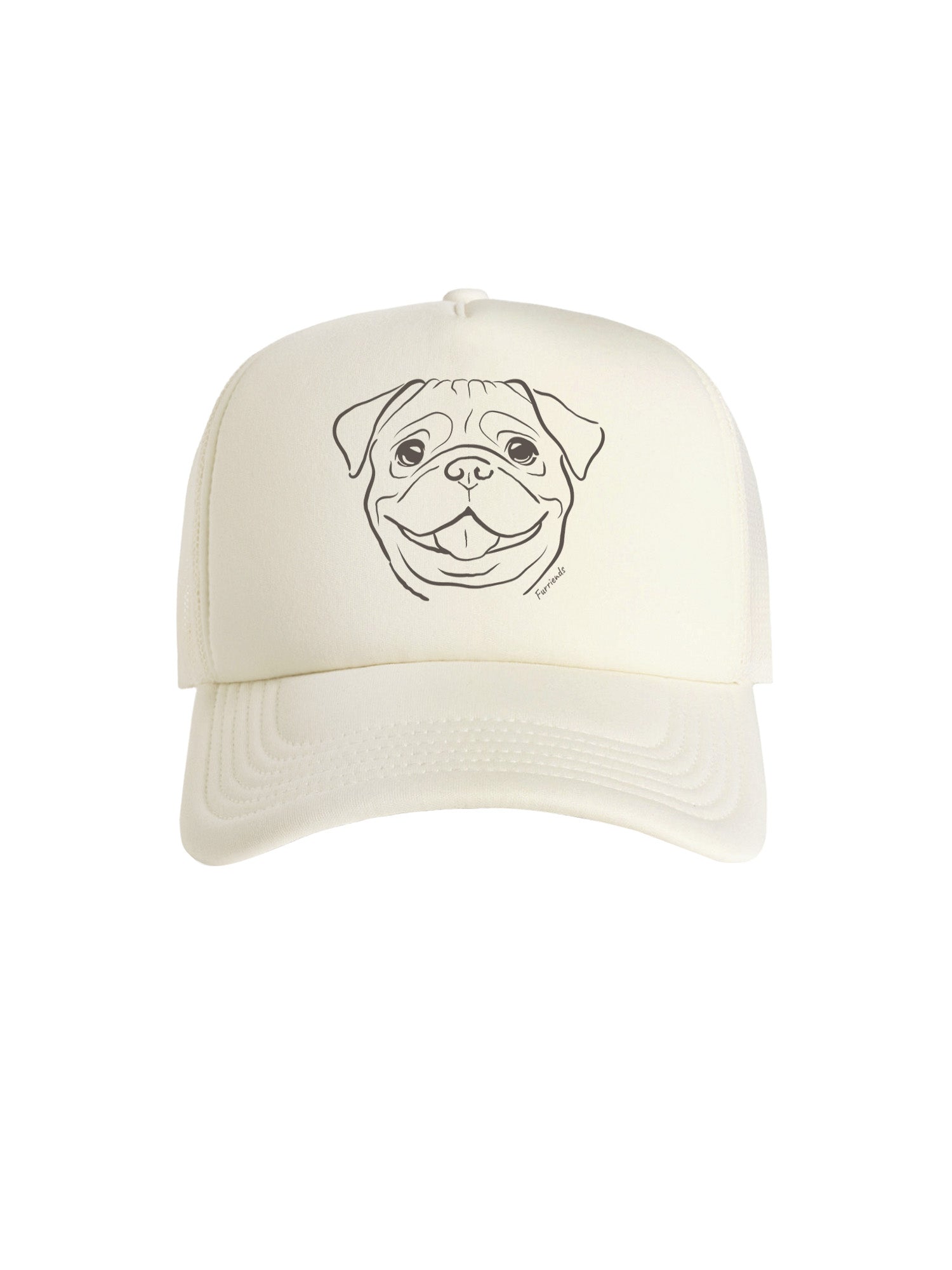 Pug Foam Trucker Cap
