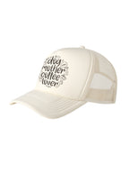 Dog Mother Coffee Lover Foam Trucker Cap