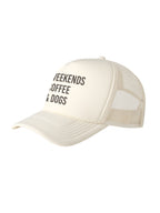 Weekends Coffee & Dogs Foam Trucker Cap