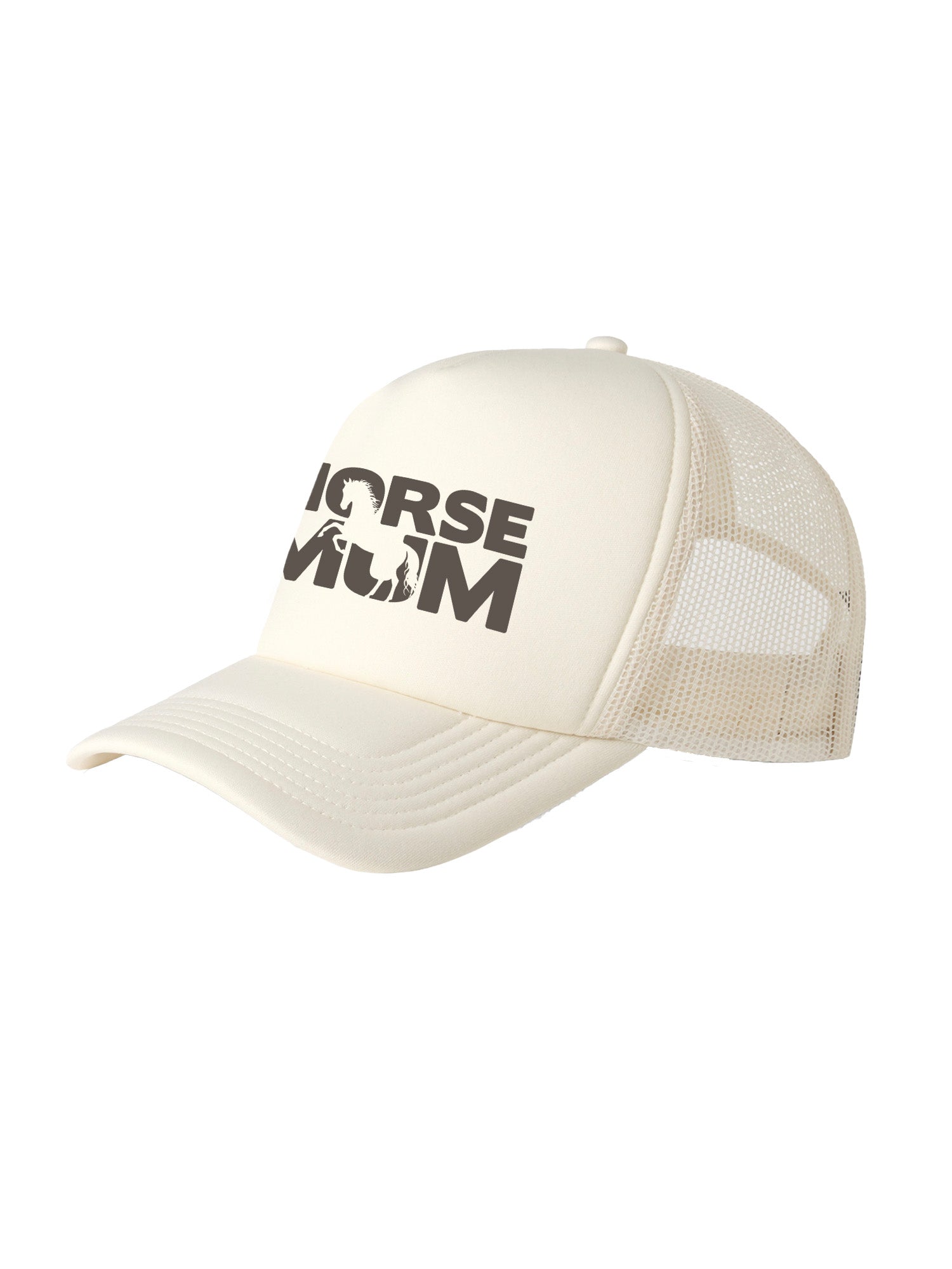 Horse Mum Silhouette Foam Trucker Cap