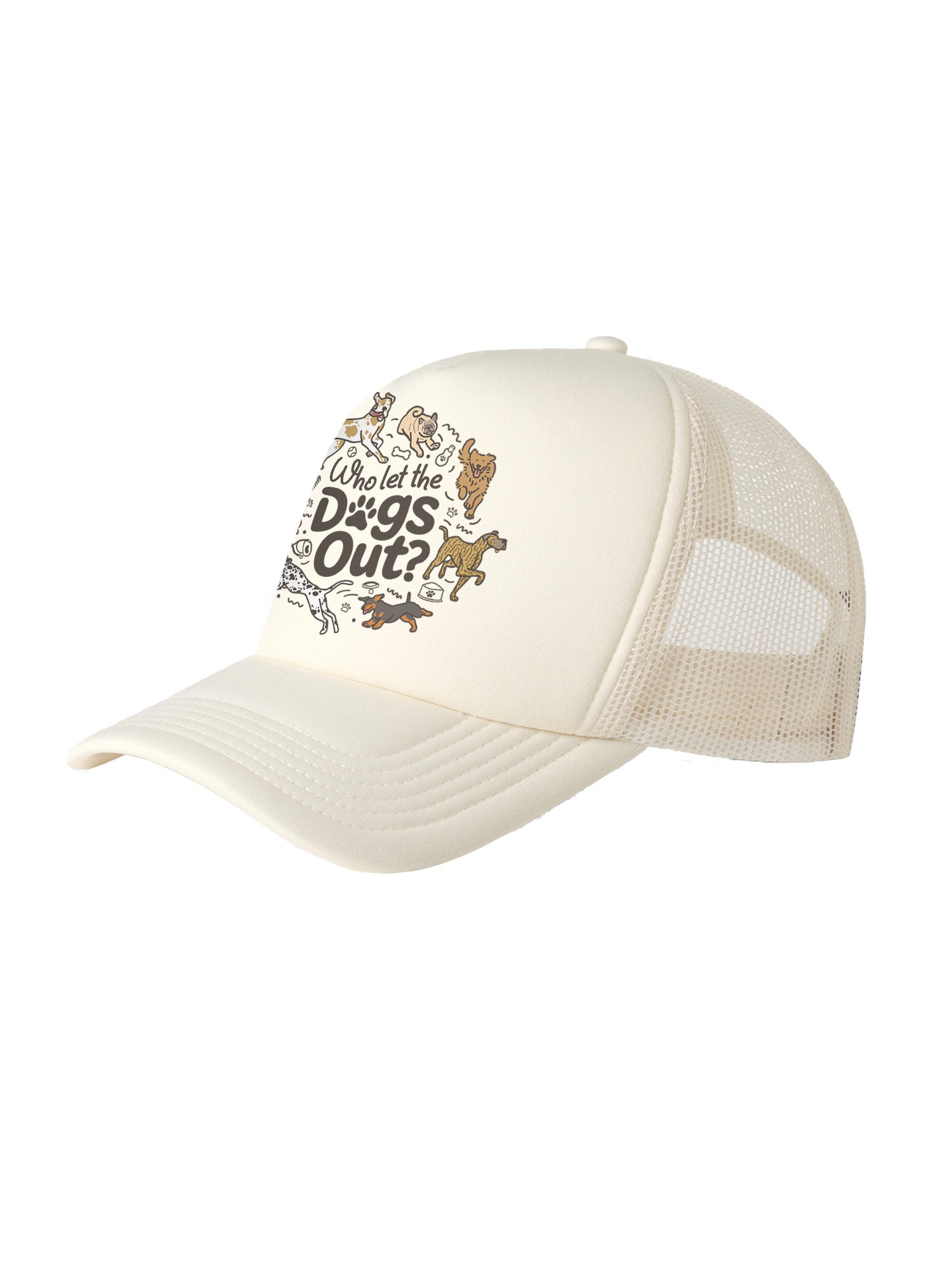 Who Let The Dogs Out? Foam Trucker Cap