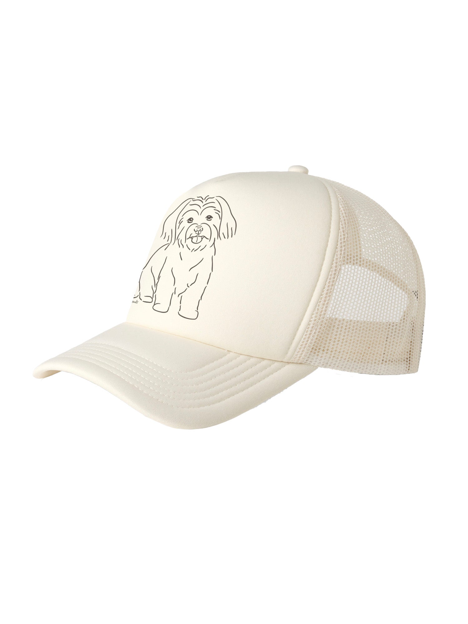 Maltese Terrier Foam Trucker Cap