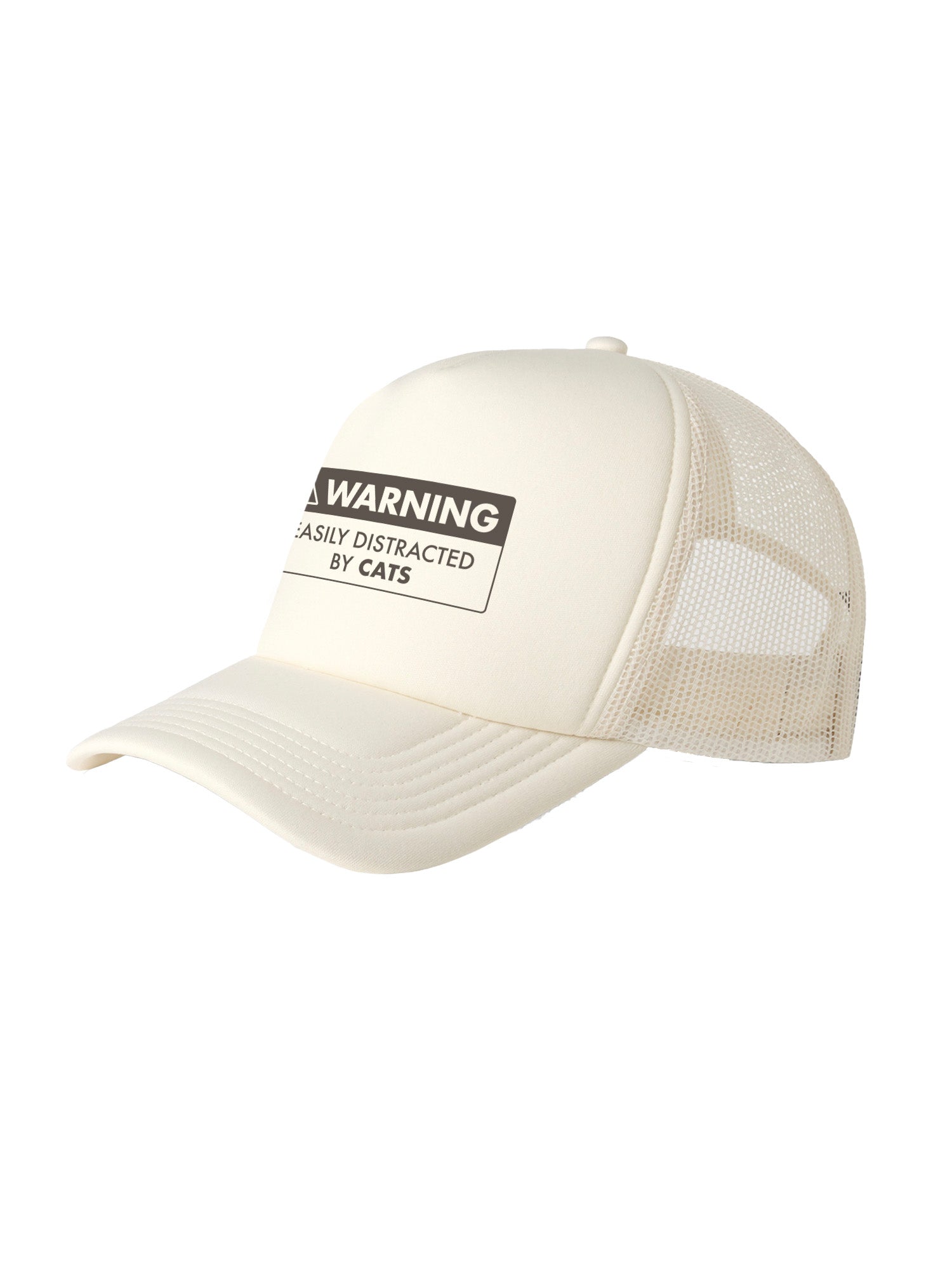 Warning Sign! Easily Distracted By... Customisable Foam Trucker Cap