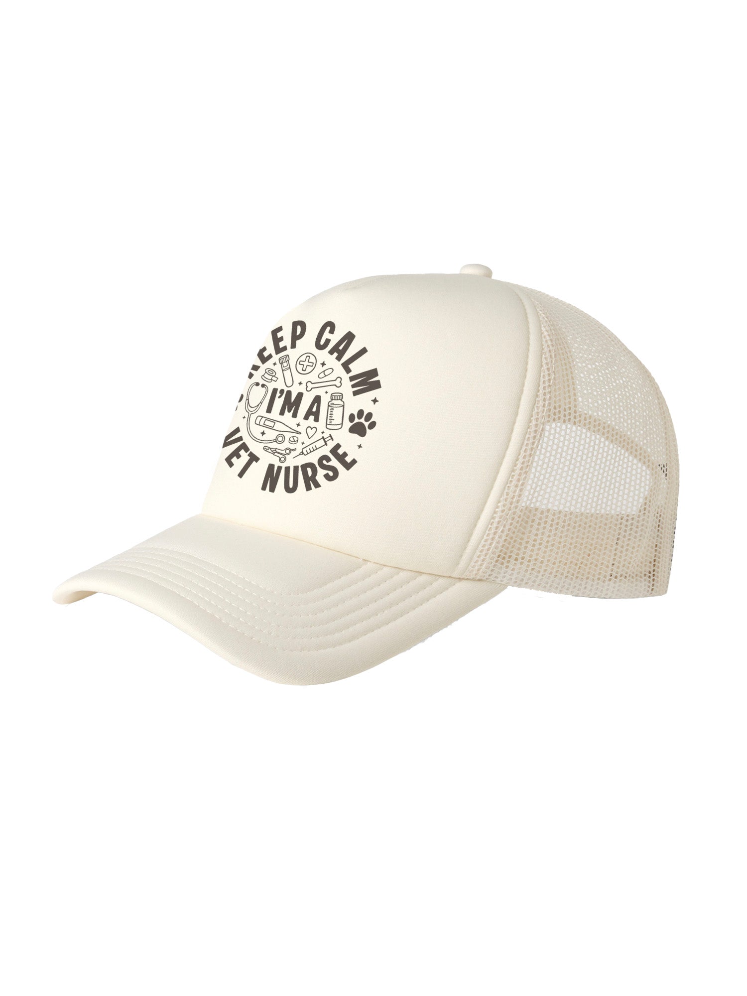 Keep Calm I'm A Vet Nurse Foam Trucker Cap