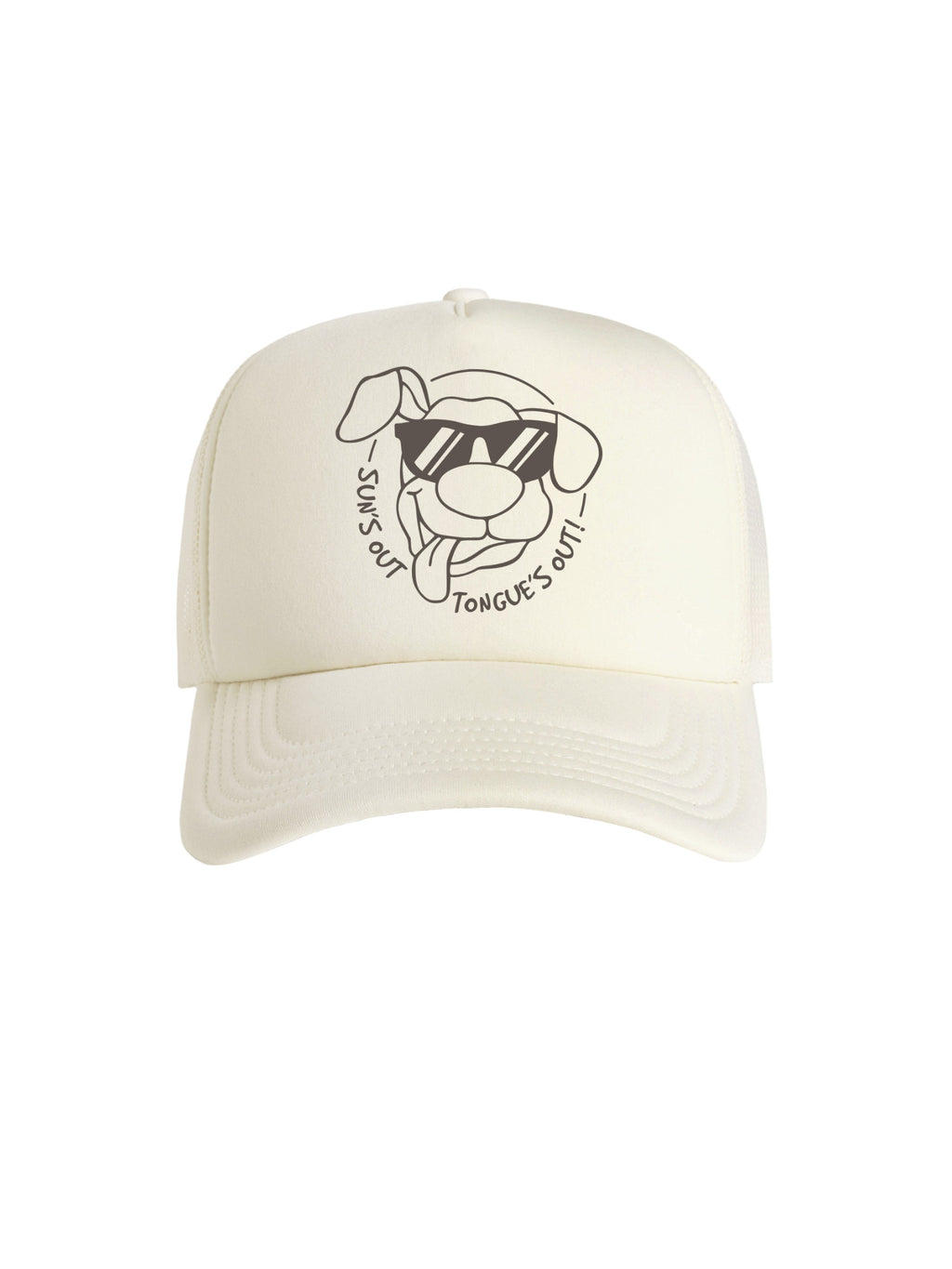 Sun's Out Tongue's Out Foam Trucker Cap