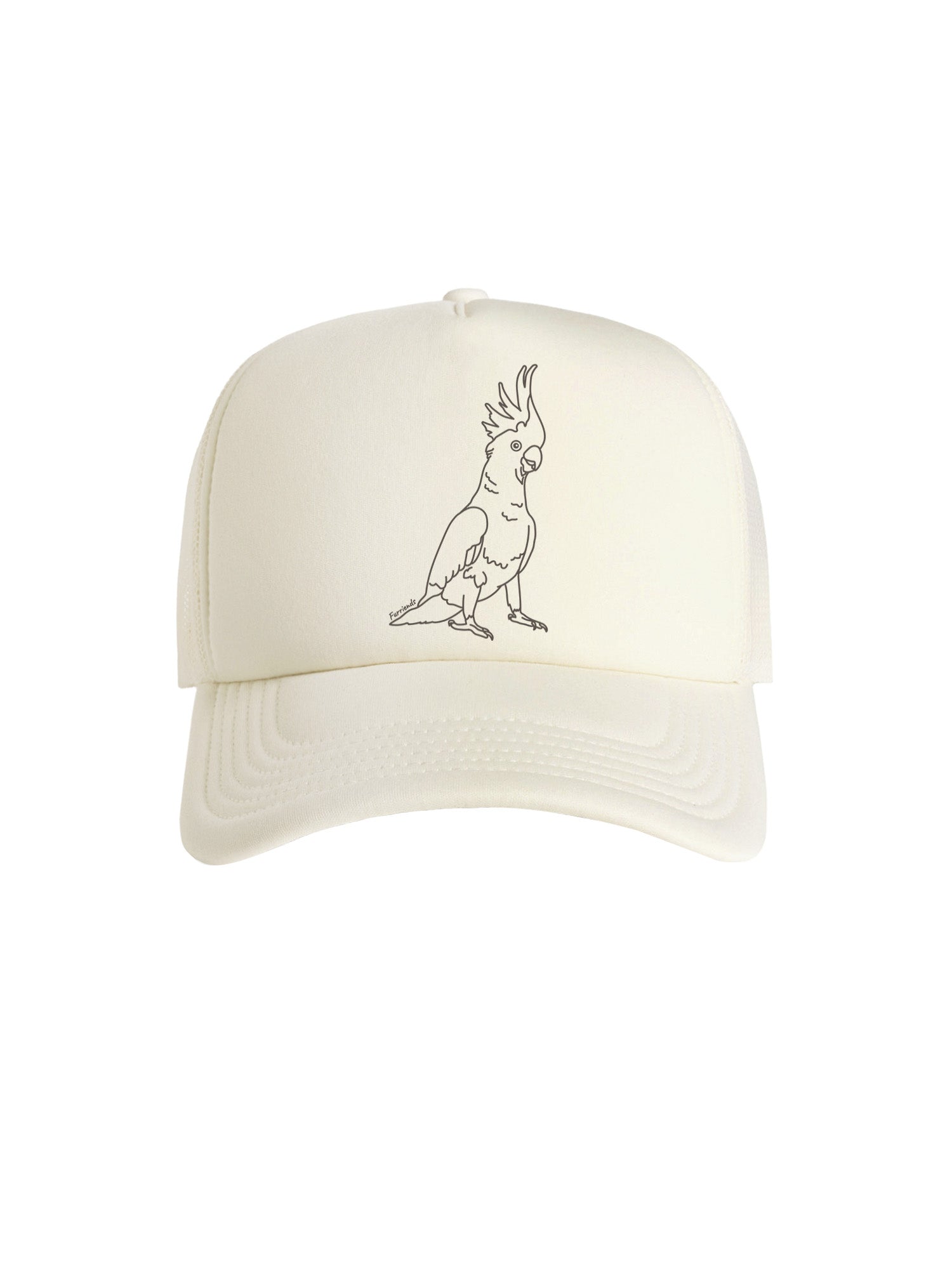 Sulphur-Crested Cockatoo Foam Trucker Cap