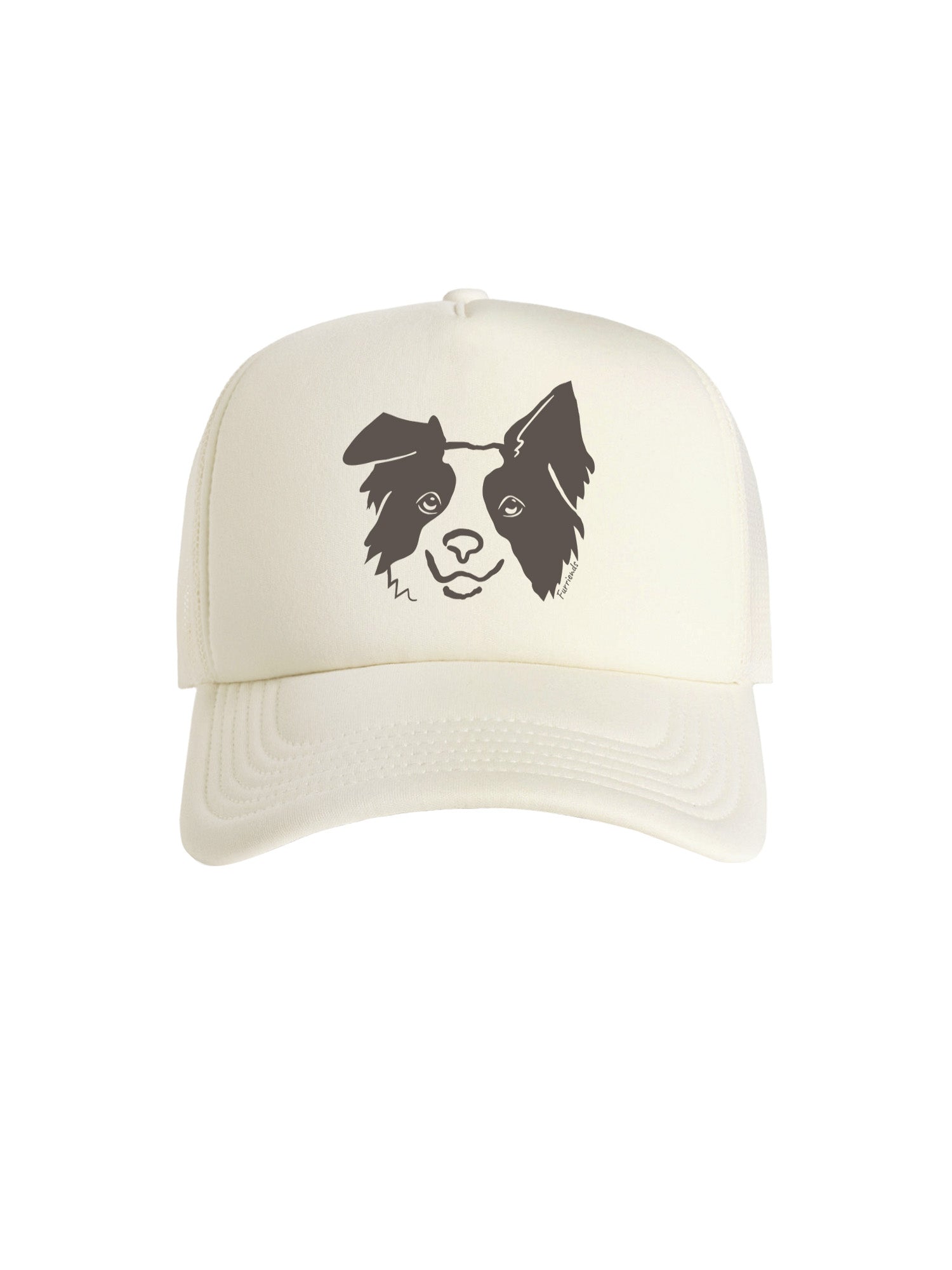 Border Collie Foam Trucker Cap