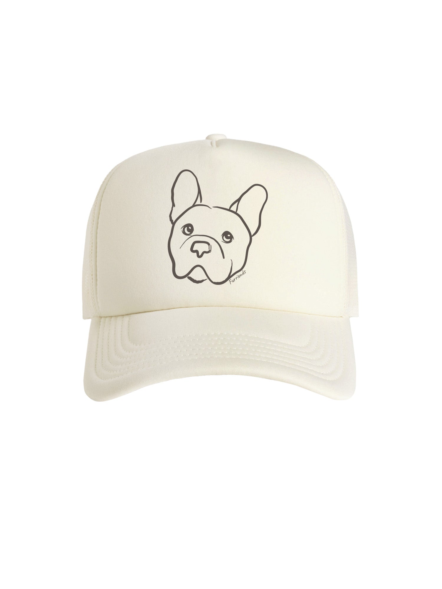 French Bulldog Foam Trucker Cap