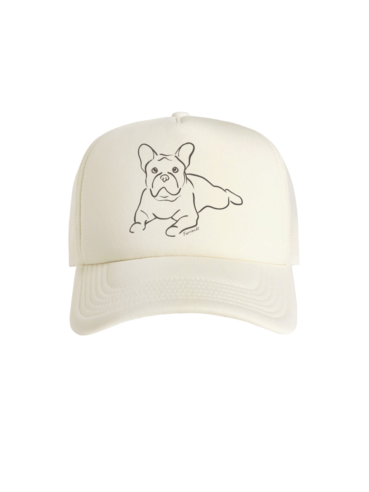French Bulldog Foam Trucker Cap