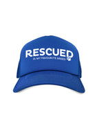 Rescued Is My Favourite Breed Foam Trucker Cap