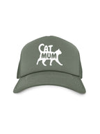 Cat Mum Silhouette Foam Trucker Cap