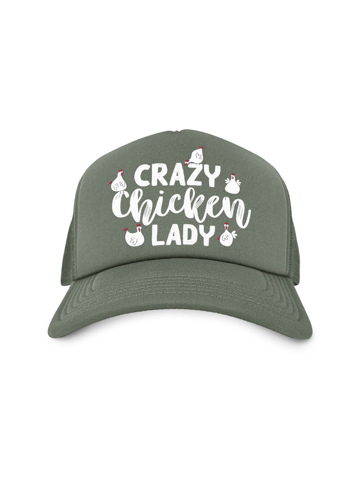 Crazy Chicken Lady Foam Trucker Cap