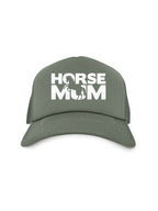 Horse Mum Silhouette Foam Trucker Cap