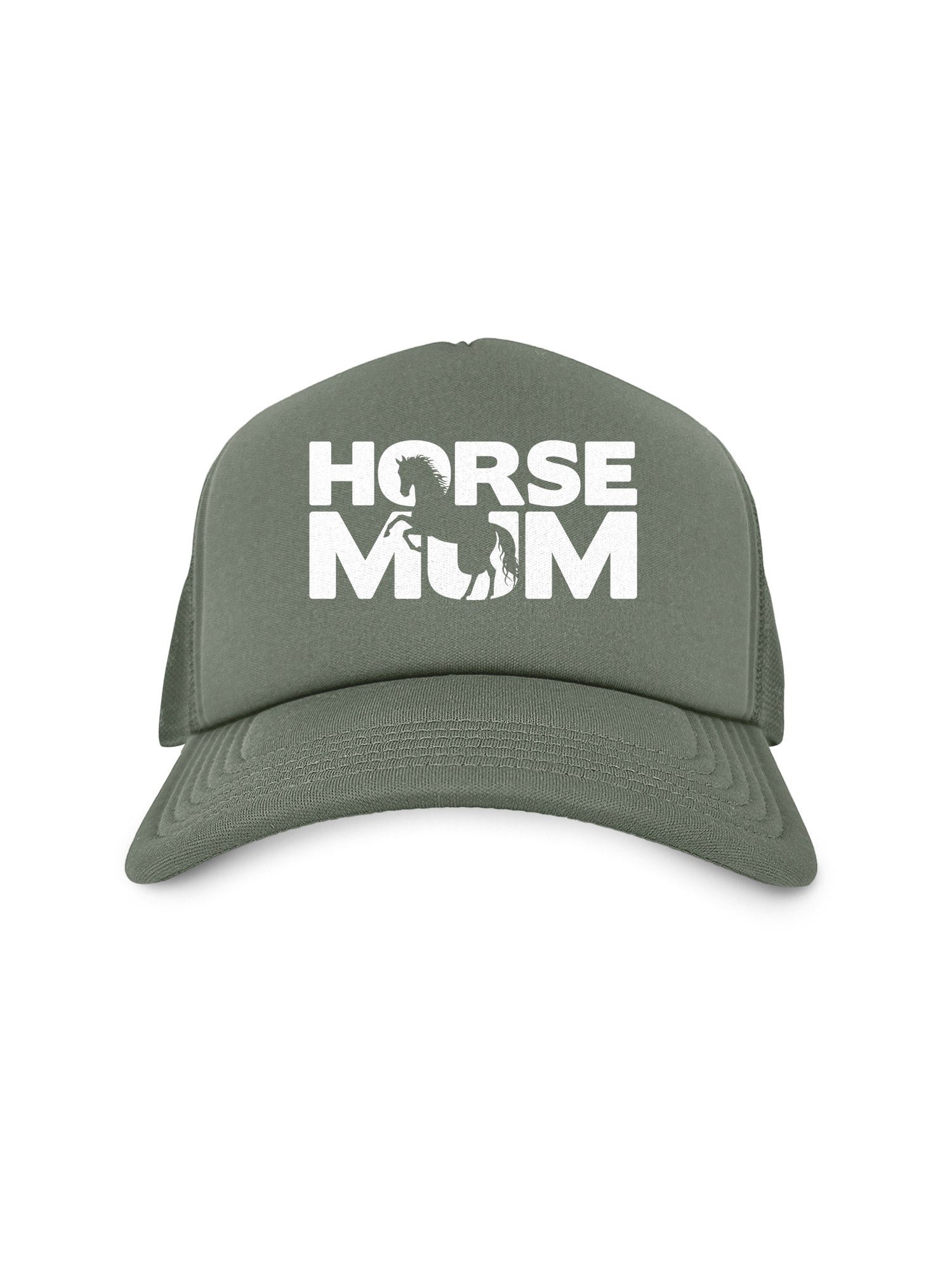 Horse Mum Silhouette Foam Trucker Cap