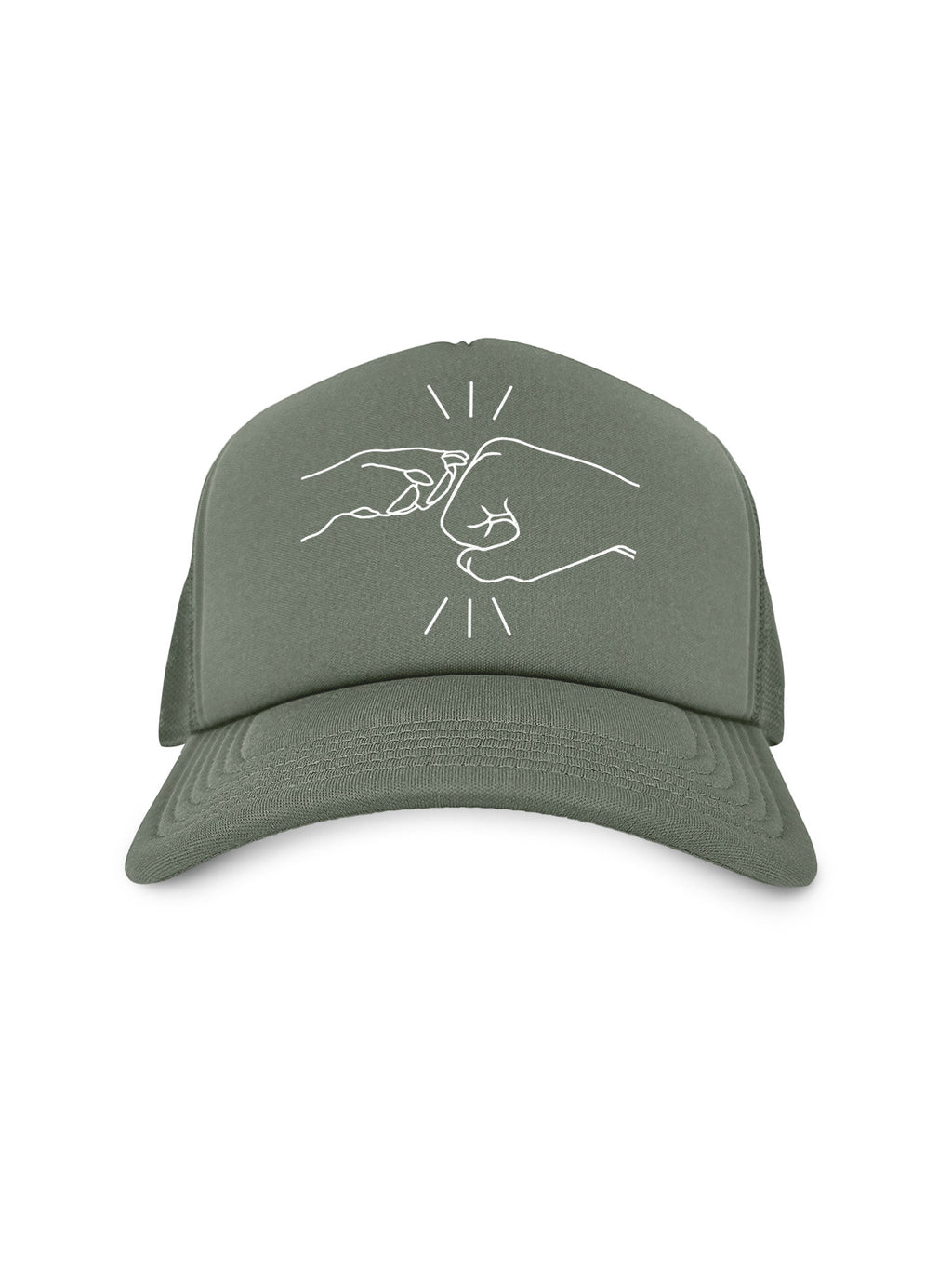 Paw Fist Bump Foam Trucker Cap