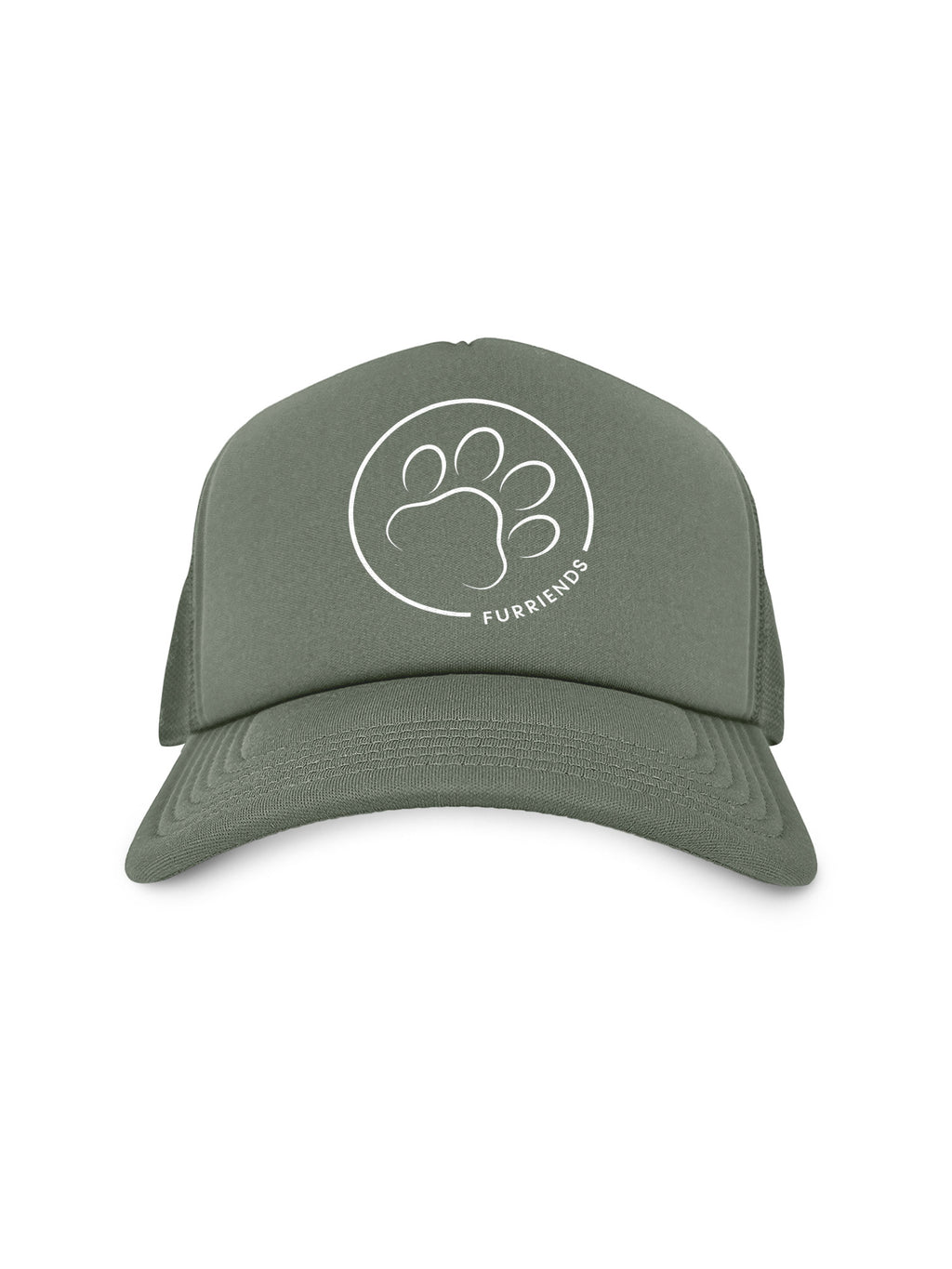 Paw Print Foam Trucker Cap