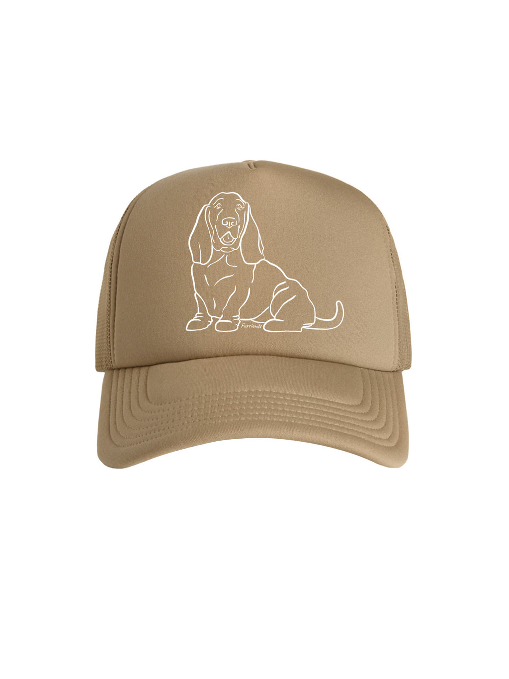 Basset Hound Foam Trucker Cap