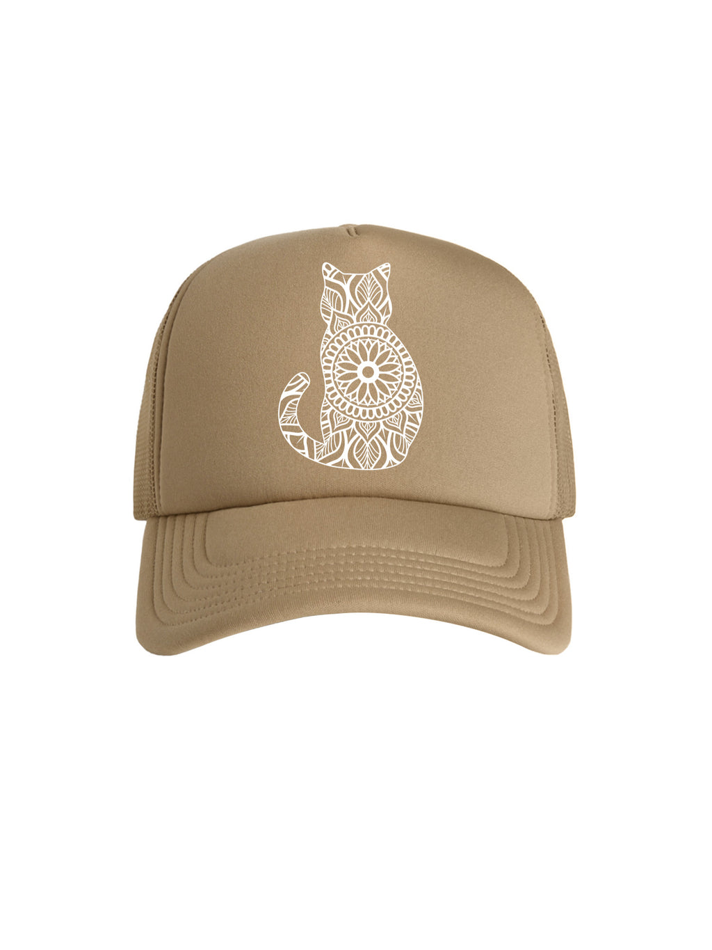 Cat Mandala Foam Trucker Cap