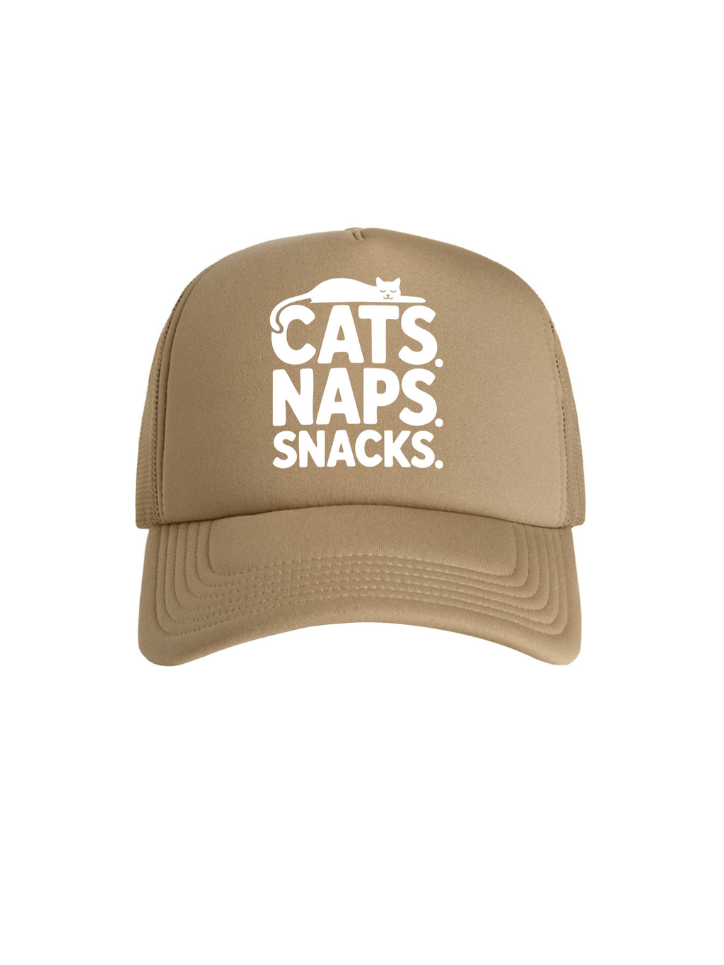 Cats. Naps. Snacks. Foam Trucker Cap
