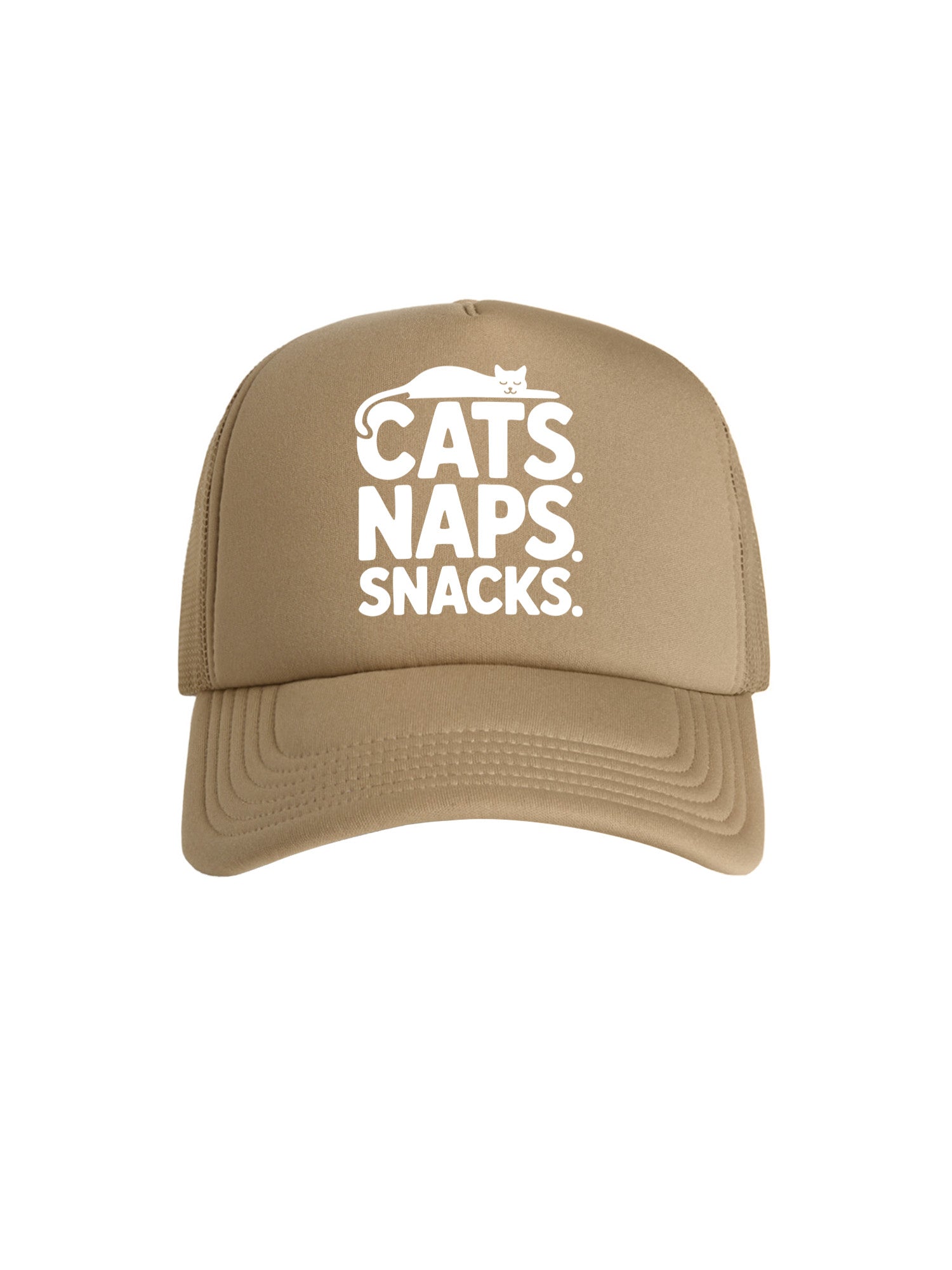 Cats. Naps. Snacks. Foam Trucker Cap