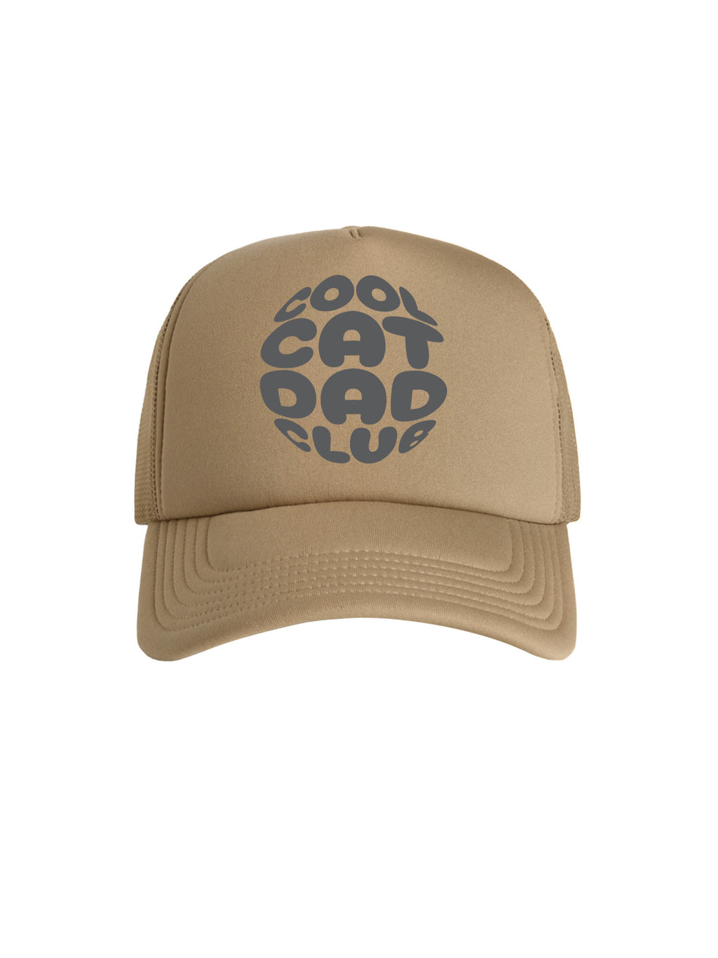 Cool Cat Dad Club Orb Foam Trucker Cap