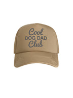 Cool Dog Dad Club Signature Script Foam Trucker Cap