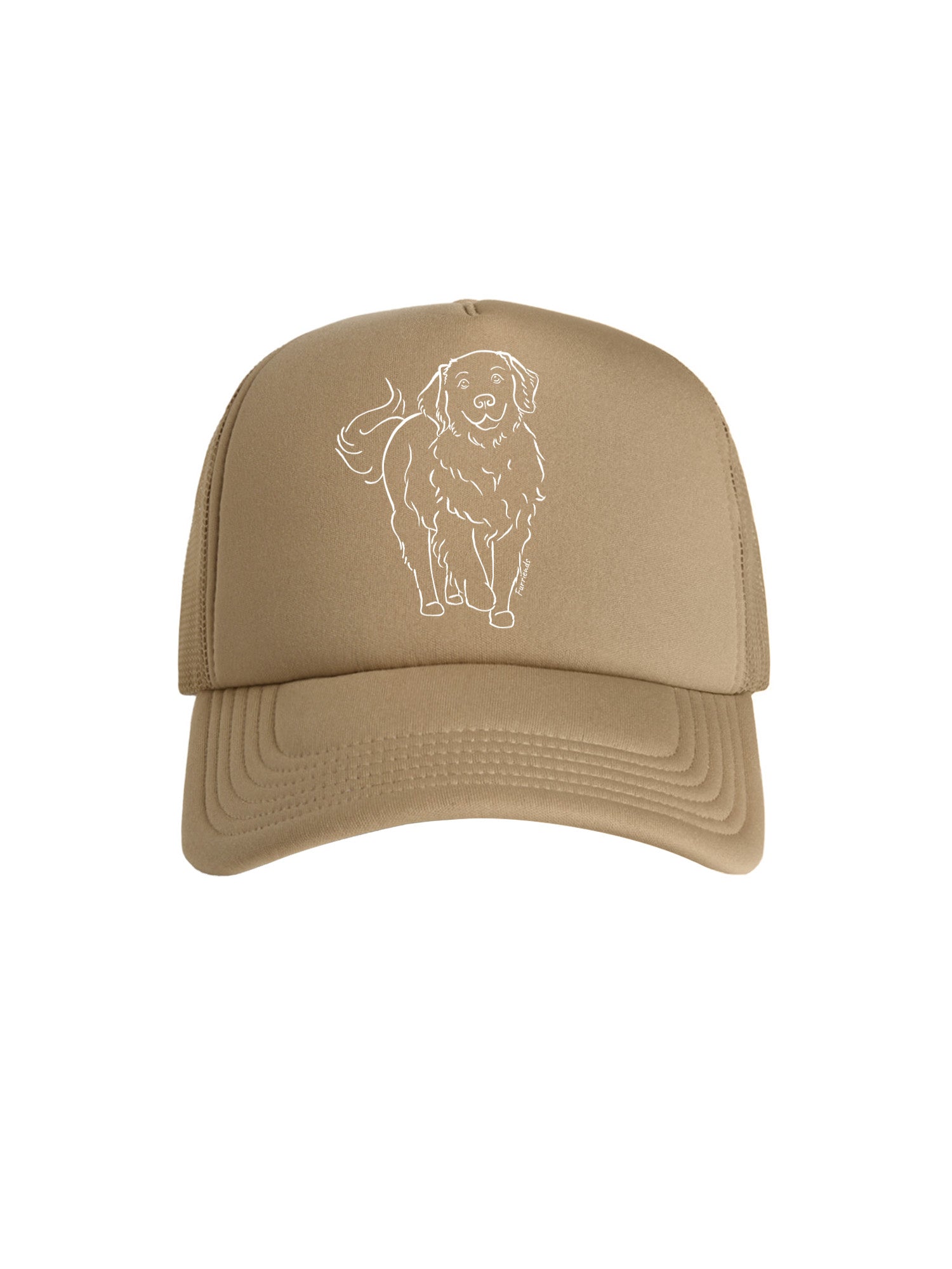 Golden Retriever Foam Trucker Cap