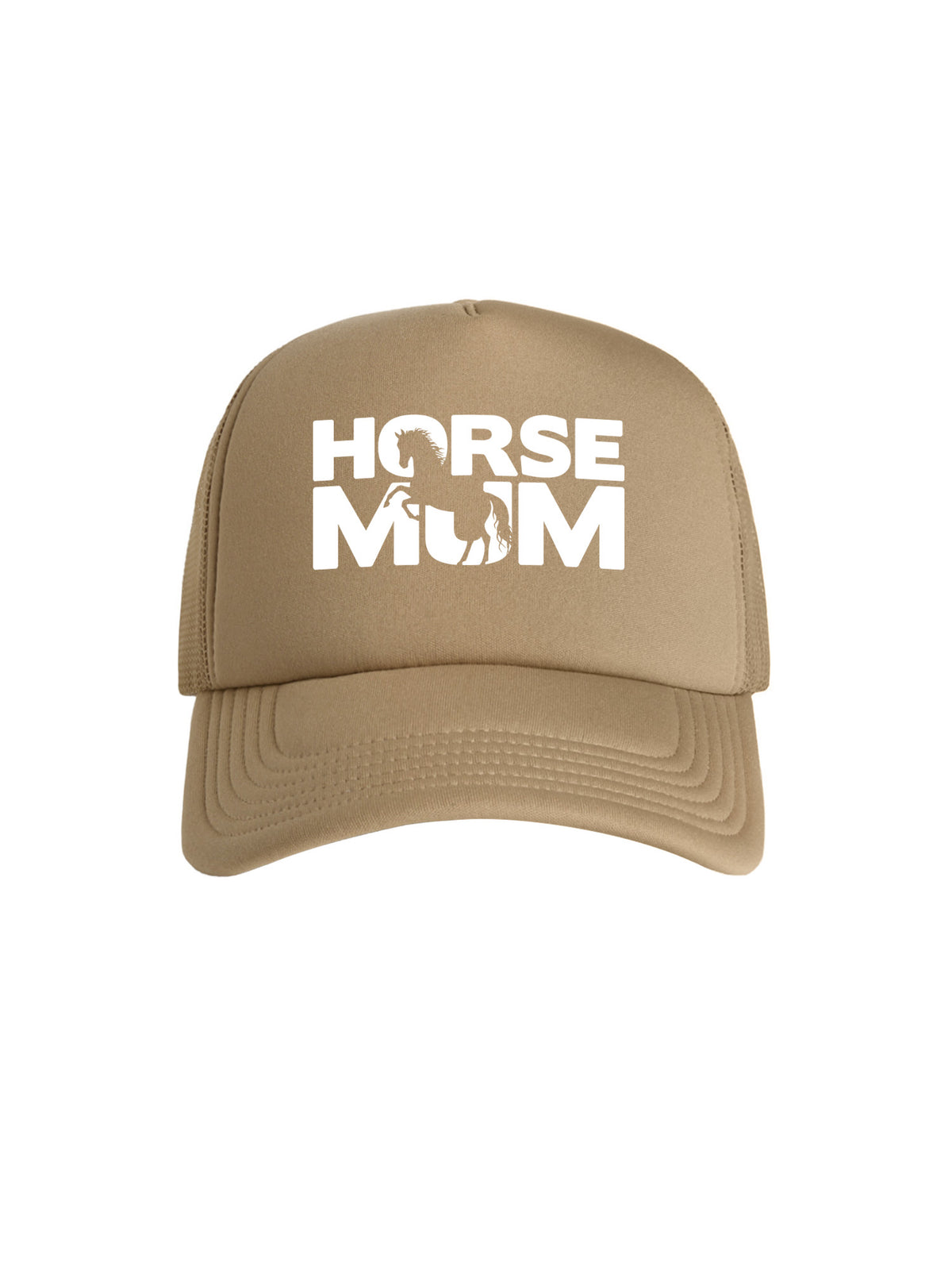 Horse Mum Silhouette Foam Trucker Cap
