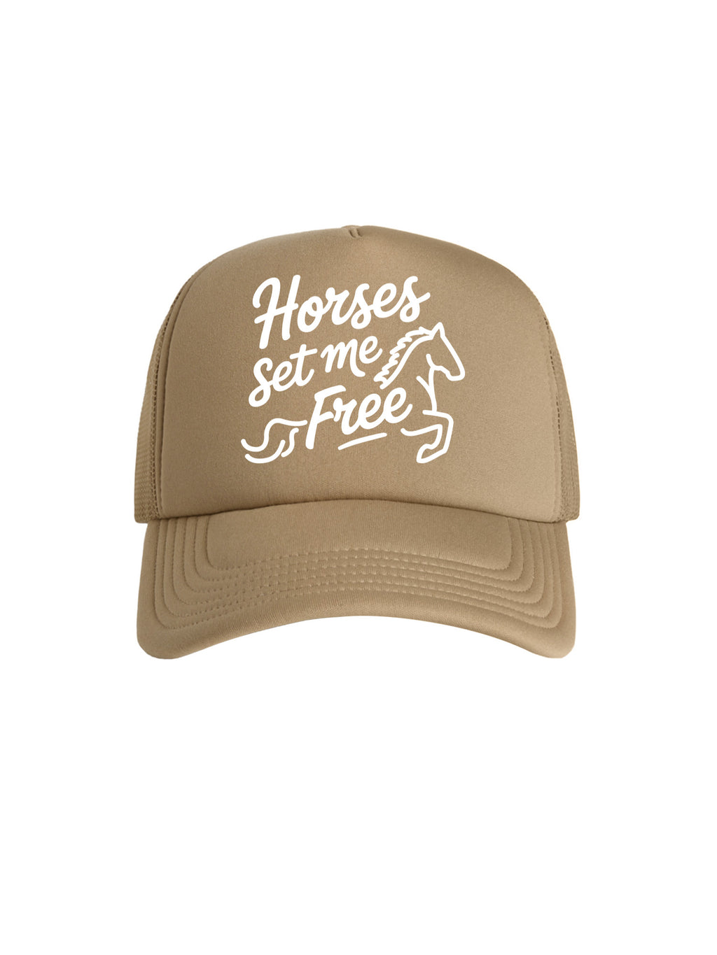 Horses Set Me Free Foam Trucker Cap