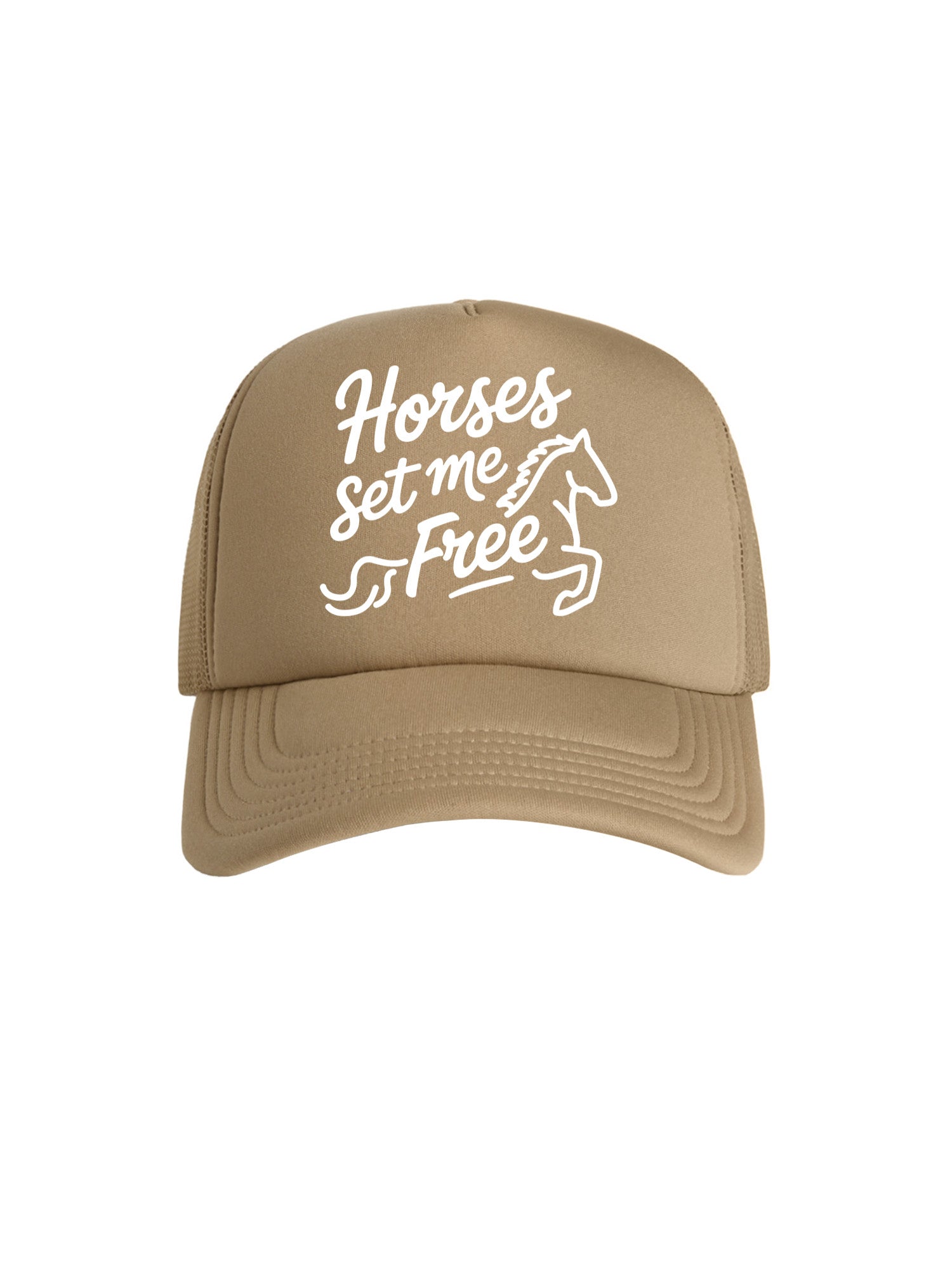 Horses Set Me Free Foam Trucker Cap