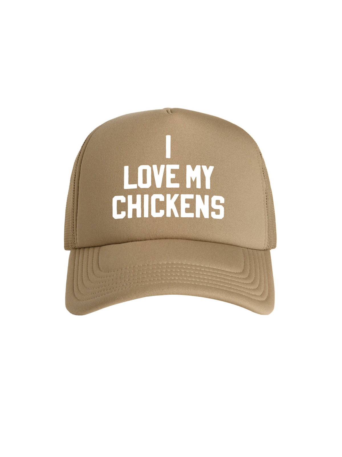 I Love My Chickens Foam Trucker Cap