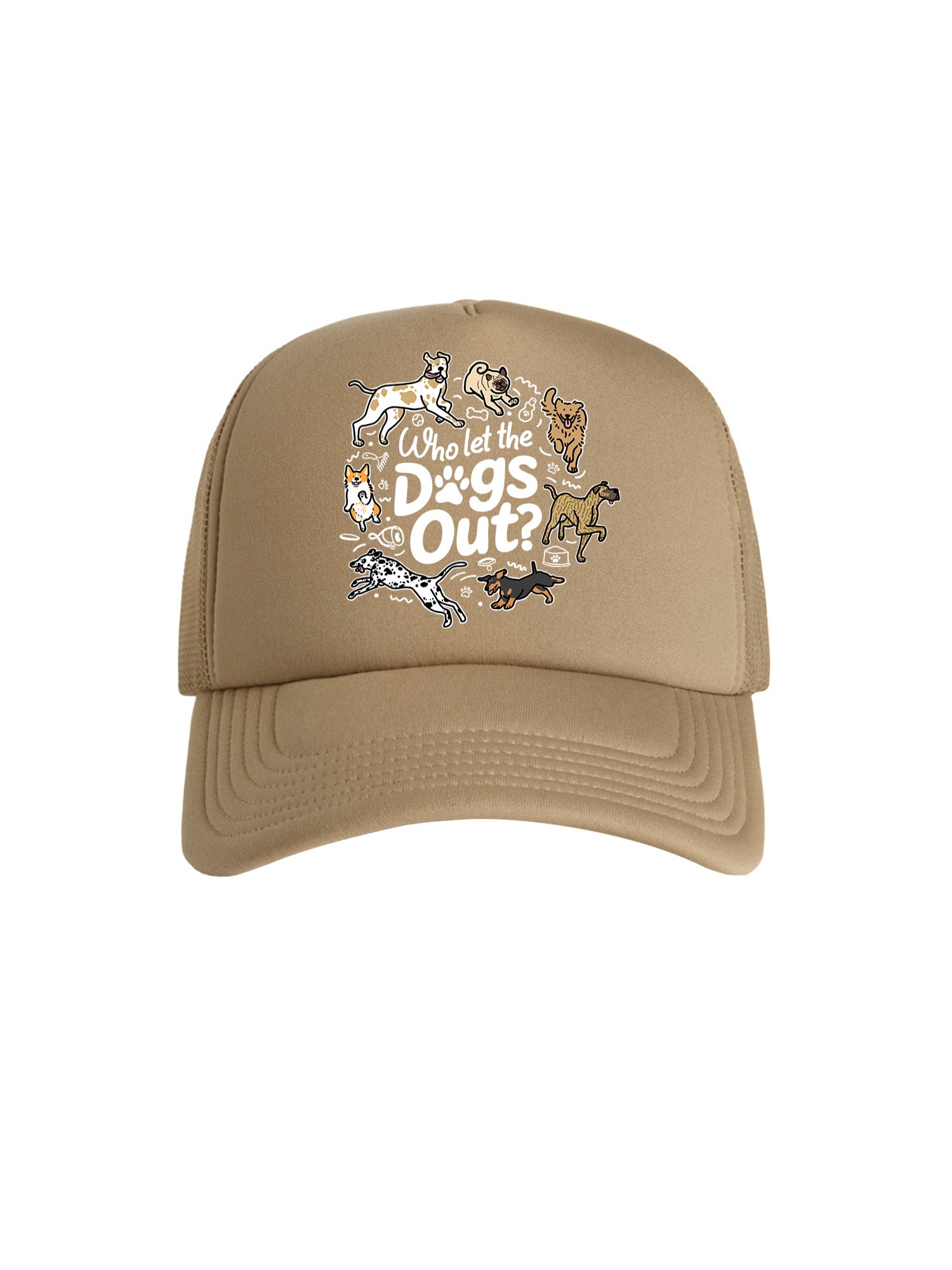 Who Let The Dogs Out? Foam Trucker Cap