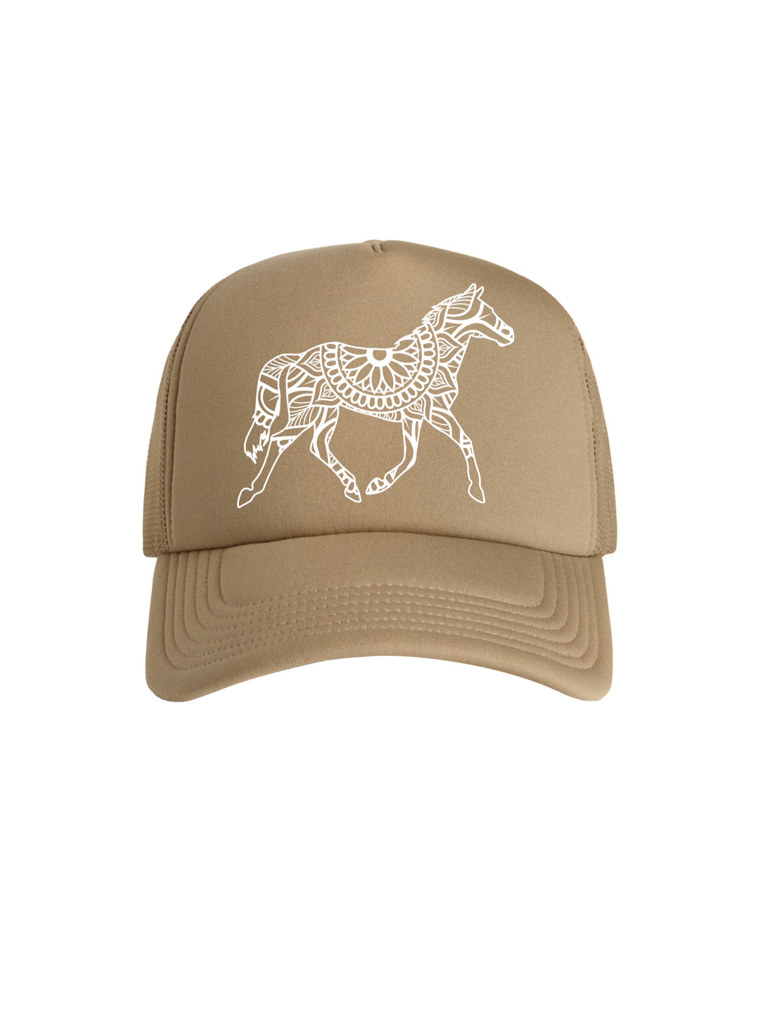 Horse Mandala Foam Trucker Cap