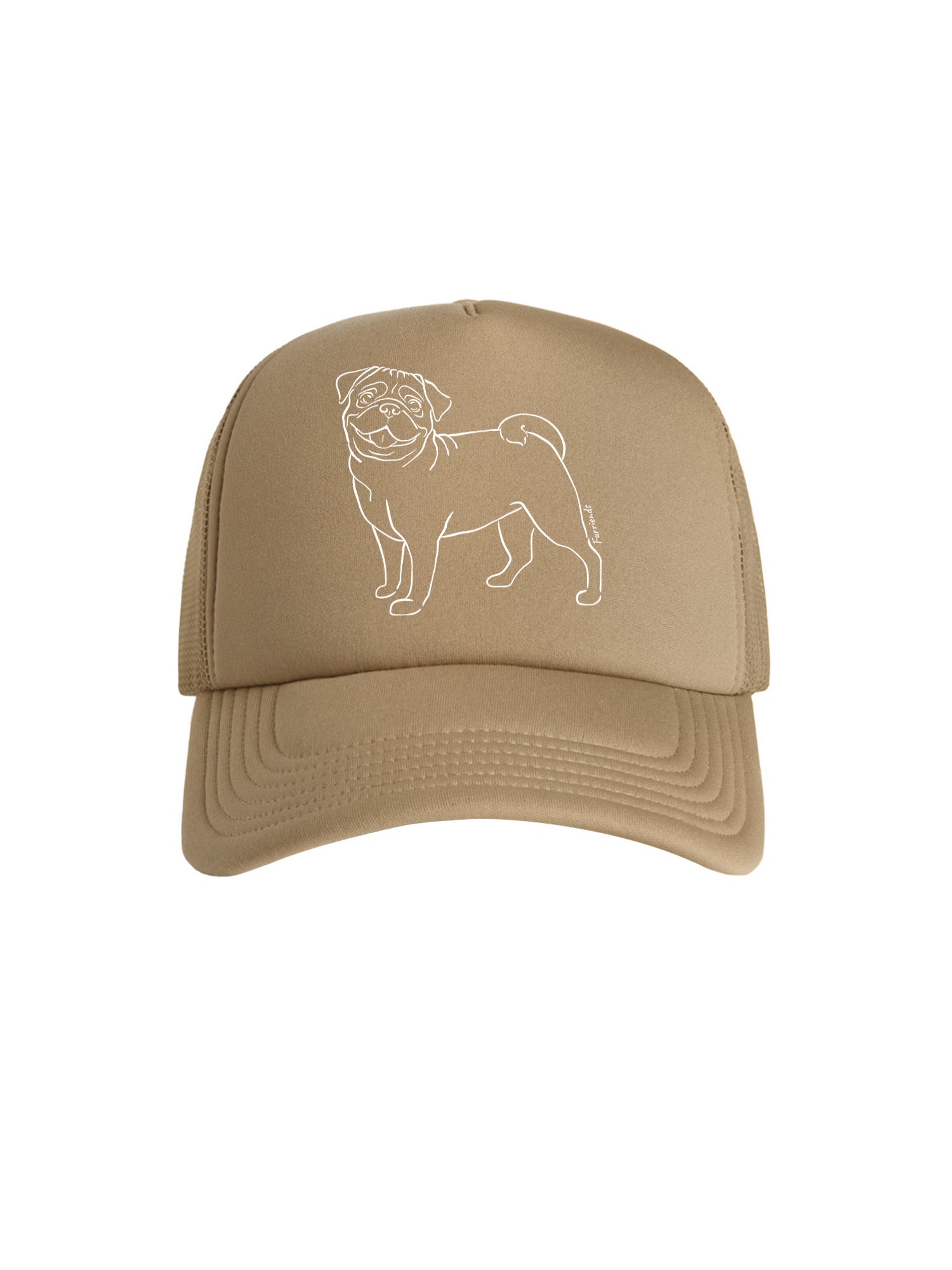 Pug Foam Trucker Cap