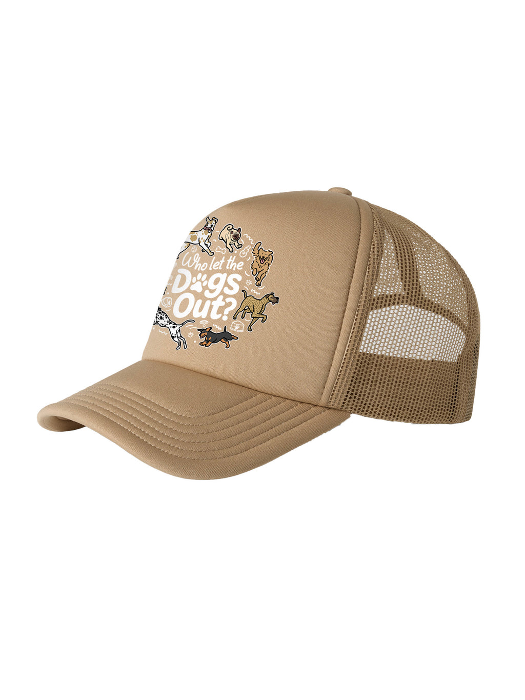 Who Let The Dogs Out? Foam Trucker Cap