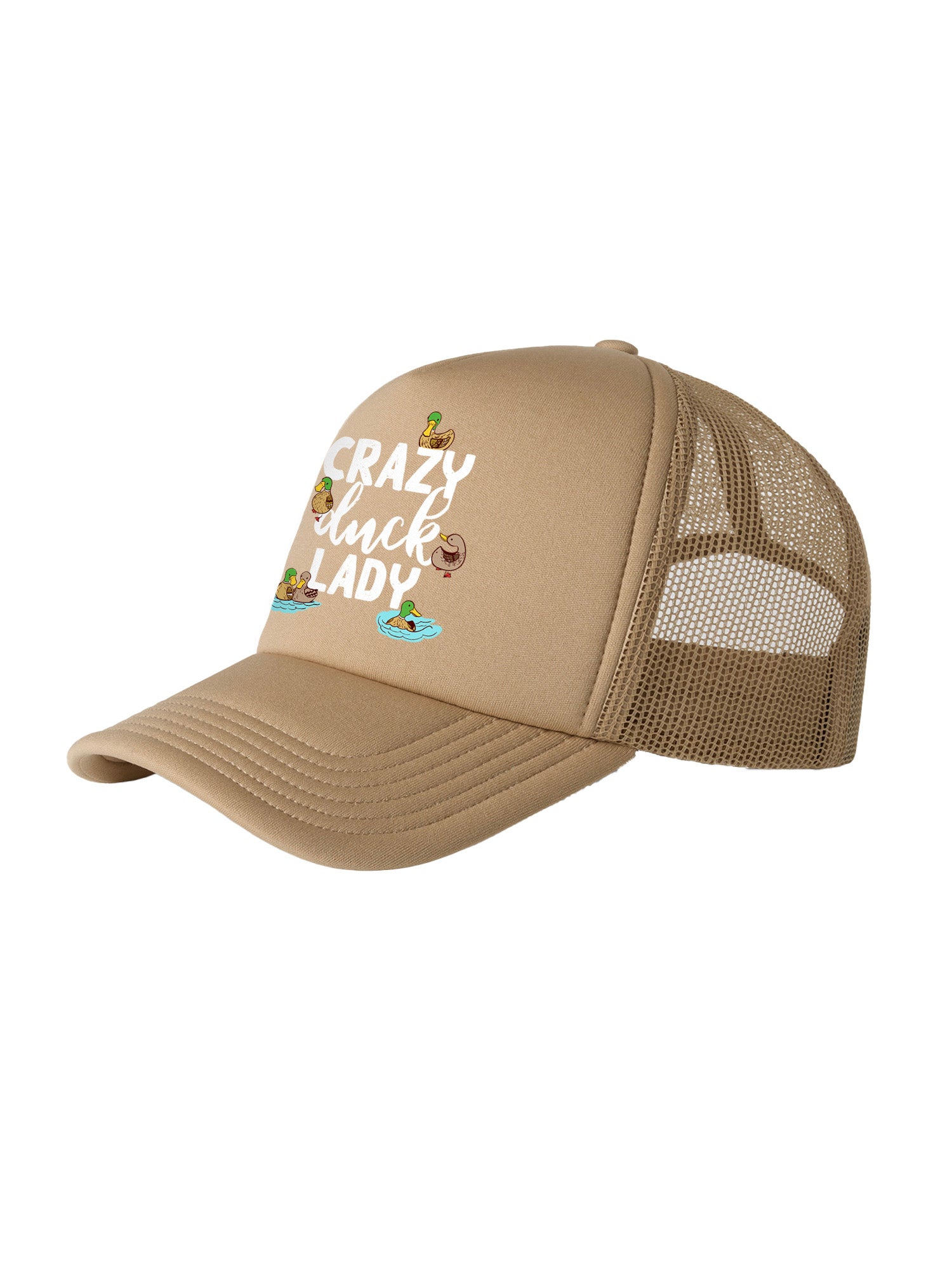 Crazy Duck Lady Foam Trucker Cap