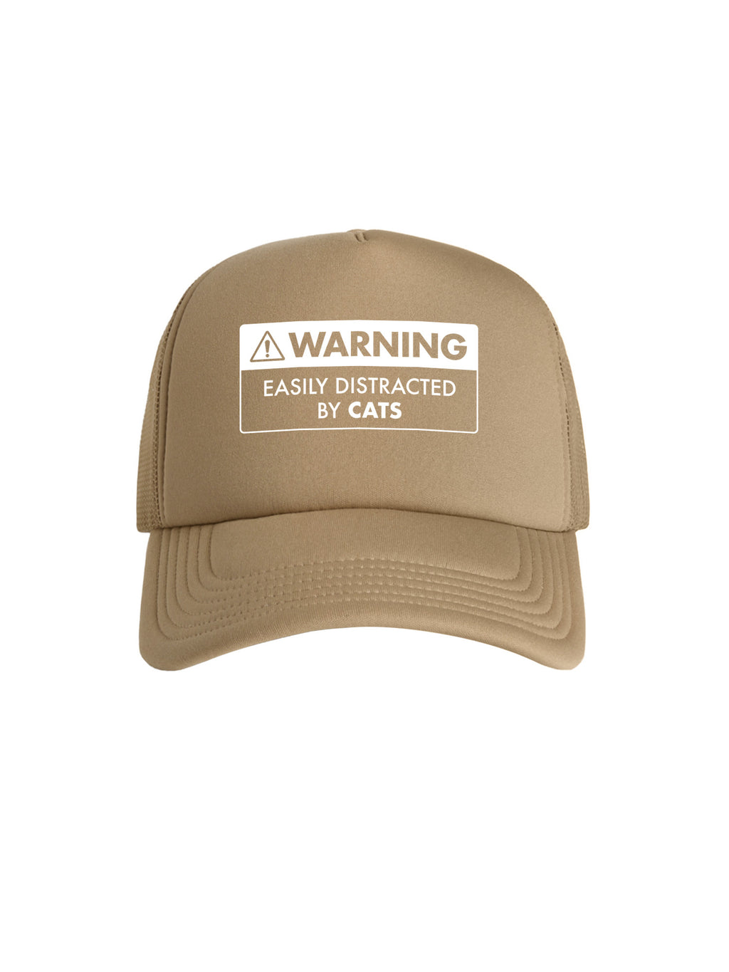 Warning Sign! Easily Distracted By... Customisable Foam Trucker Cap
