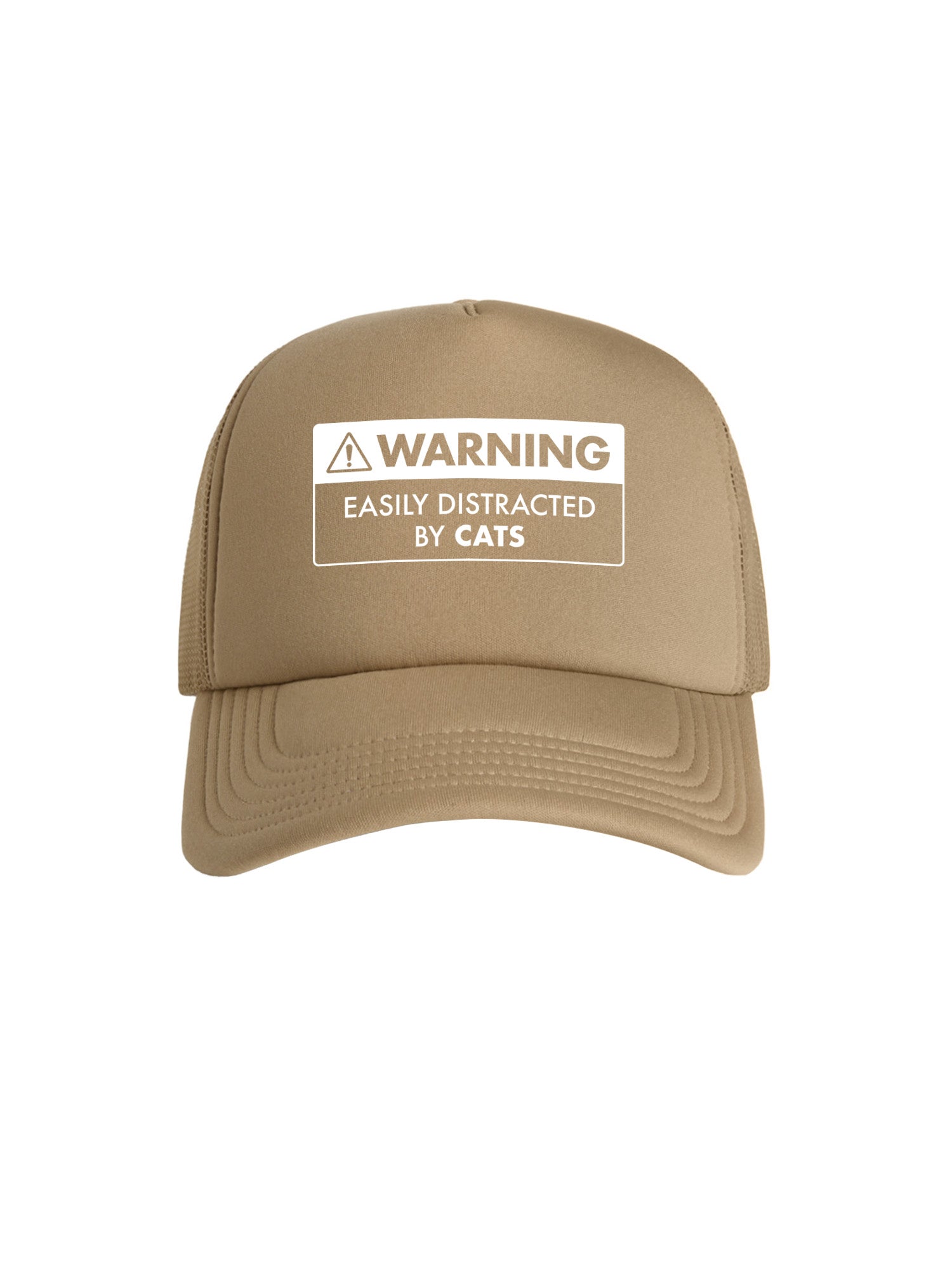 Warning Sign! Easily Distracted By... Customisable Foam Trucker Cap