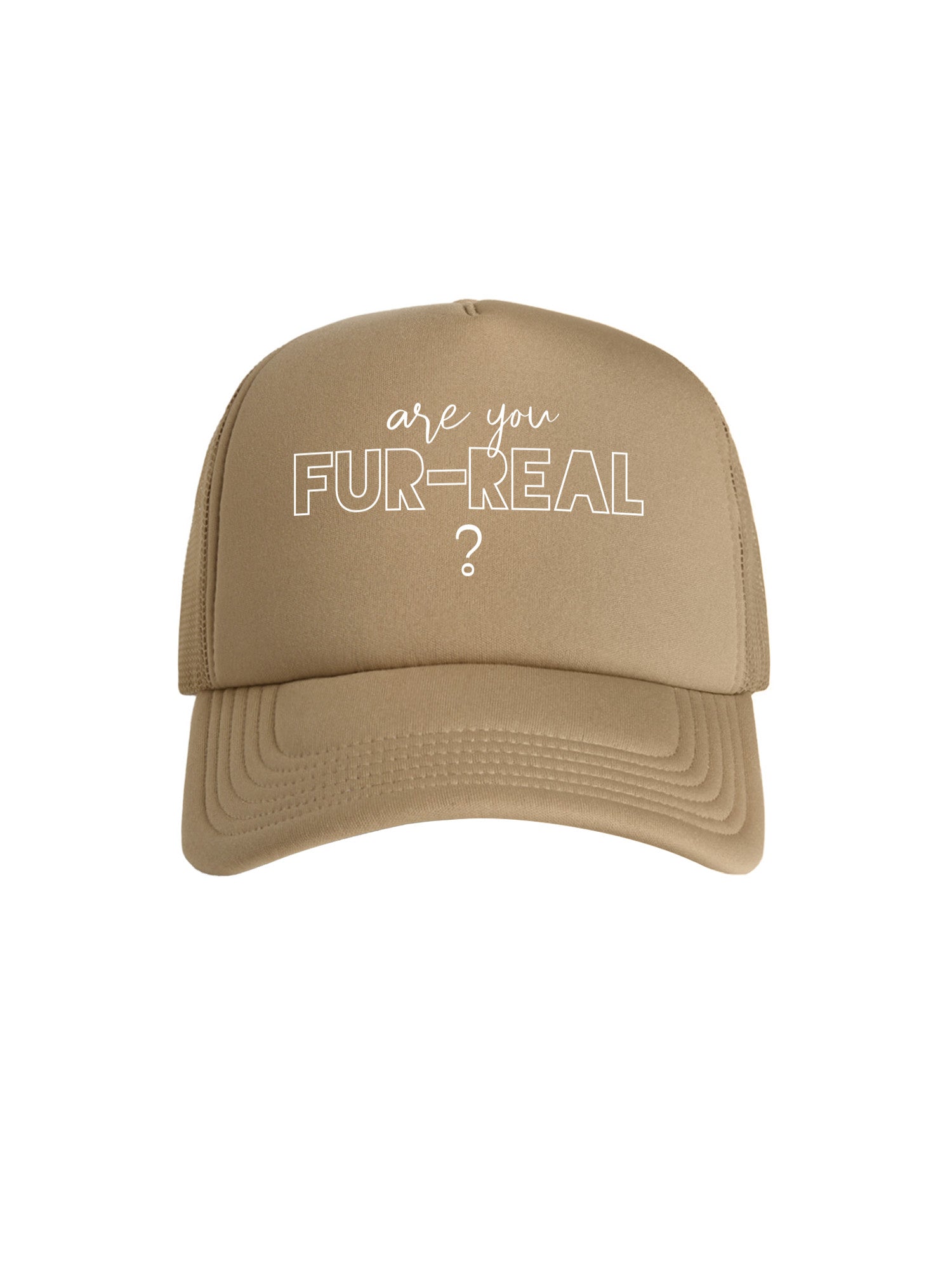 Are You Fur-Real? Foam Trucker Cap
