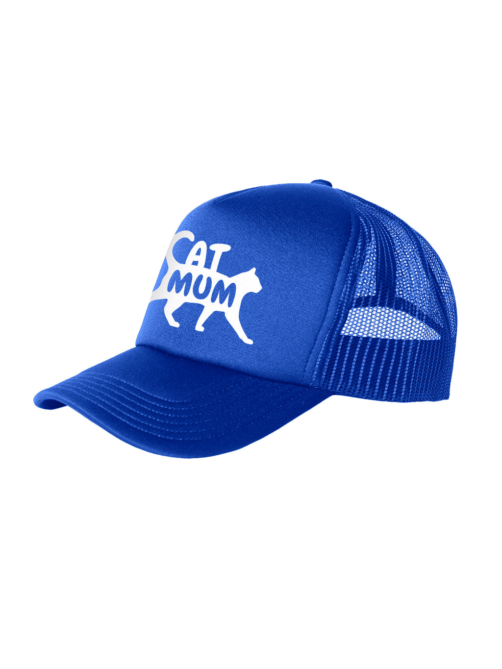 Cat Mum Silhouette Foam Trucker Cap