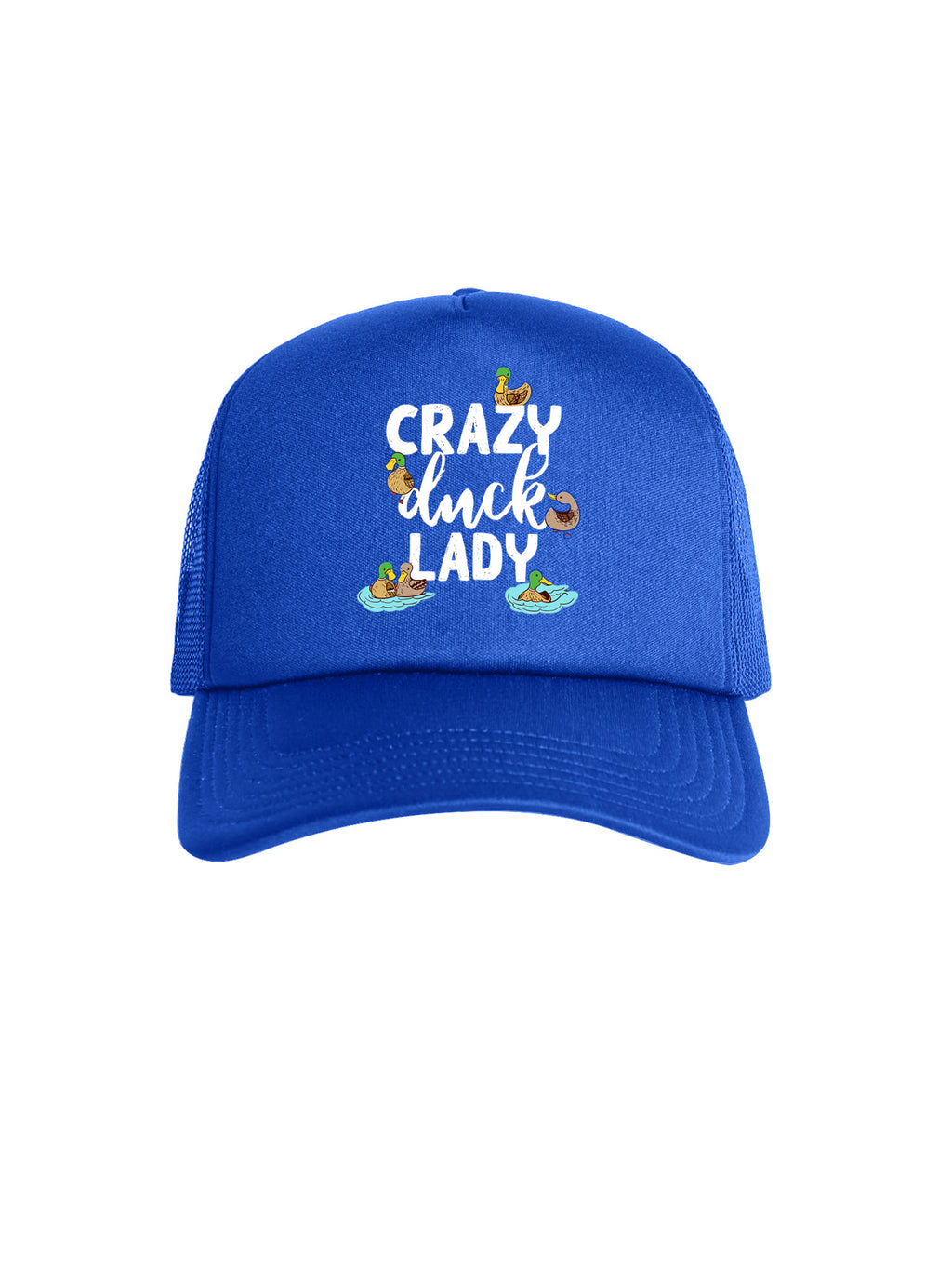 Crazy Duck Lady Foam Trucker Cap