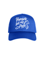 Horses Set Me Free Foam Trucker Cap