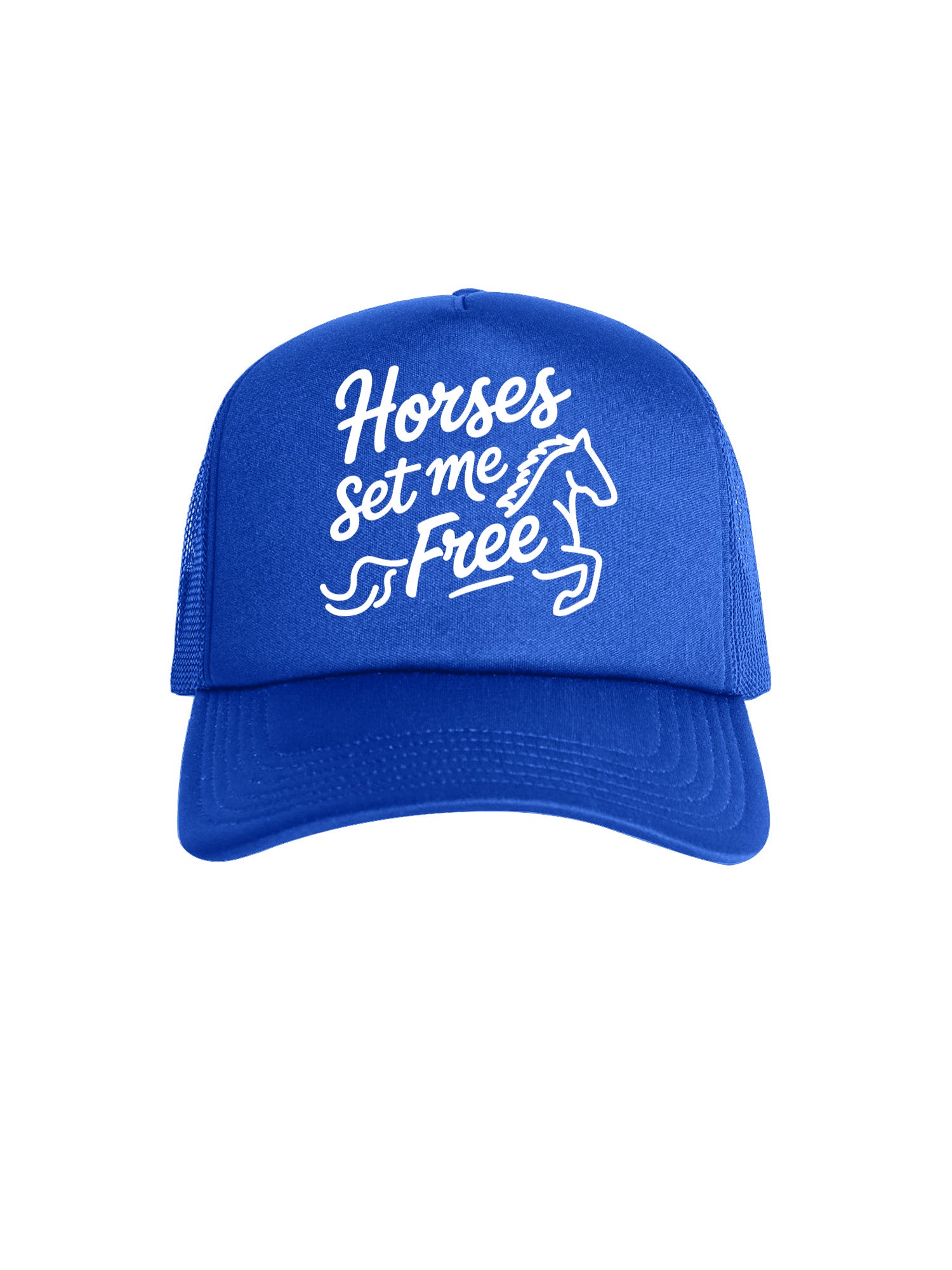 Horses Set Me Free Foam Trucker Cap