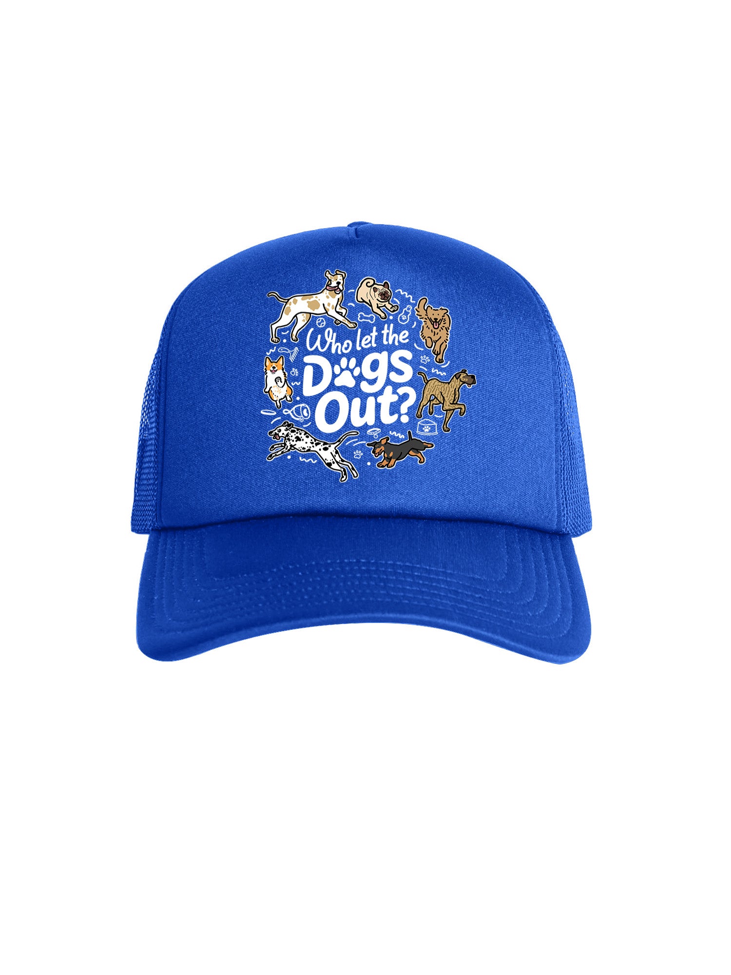 Who Let The Dogs Out? Foam Trucker Cap